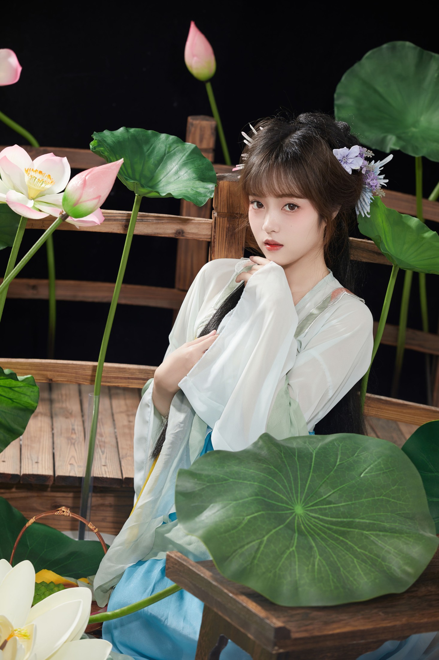 图片[4]-小薇人儿 – 《荷塘月色》[40P]-COS写真在线网