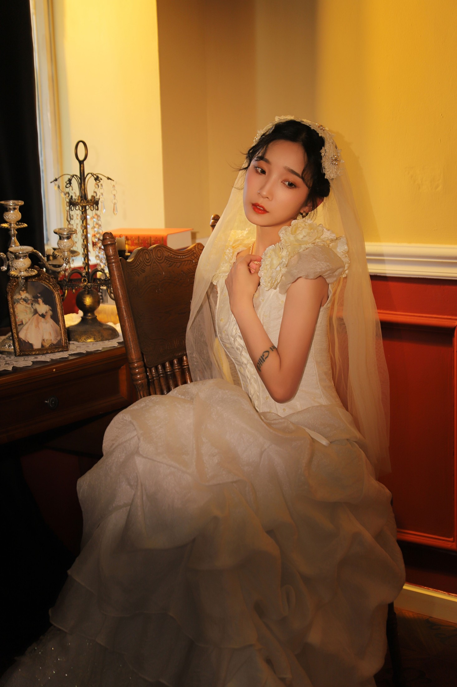 图片[6]-雷梦颖 – 《油画婚纱》[35P]-COS写真在线网