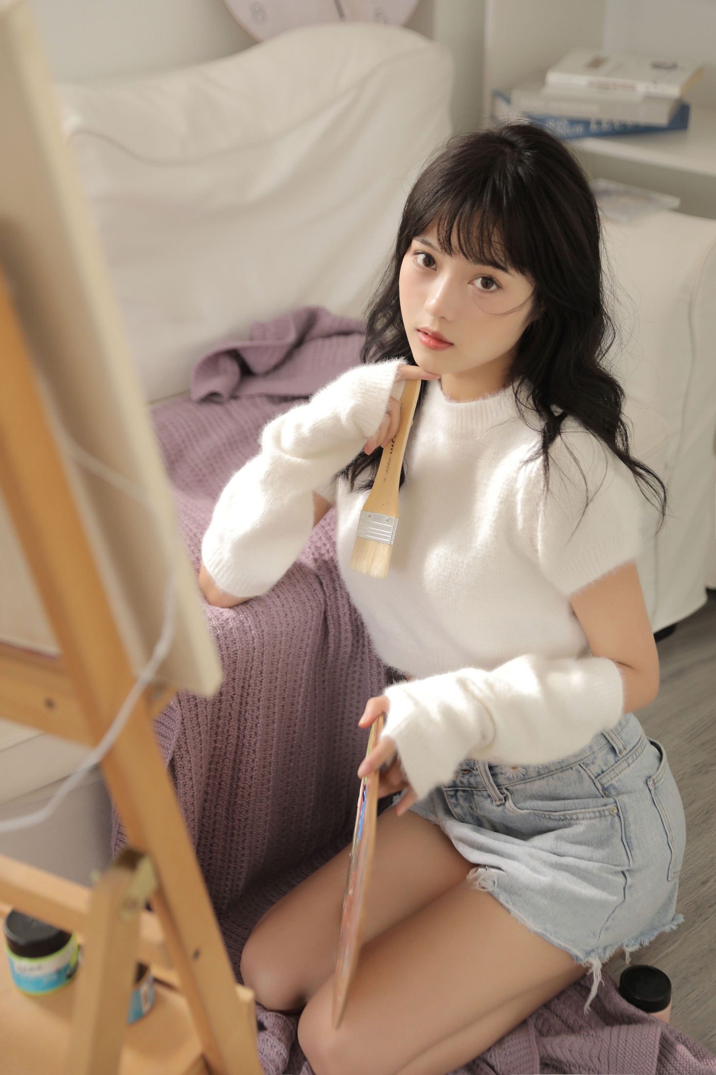 图片[3]-小薇人儿 – 《彩色调色盘》[38P]-COS写真在线网