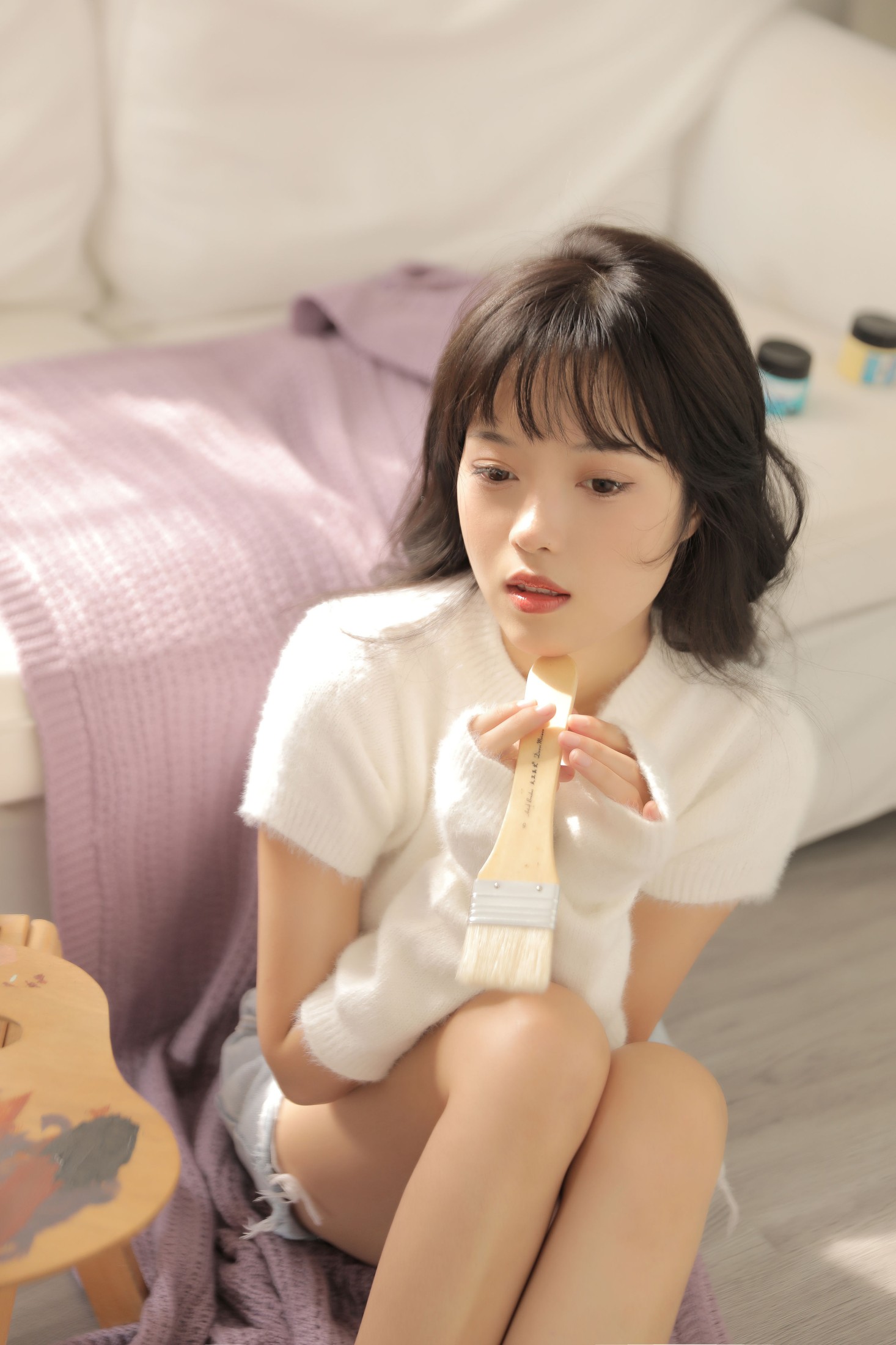 图片[5]-小薇人儿 – 《彩色调色盘》[38P]-COS写真在线网