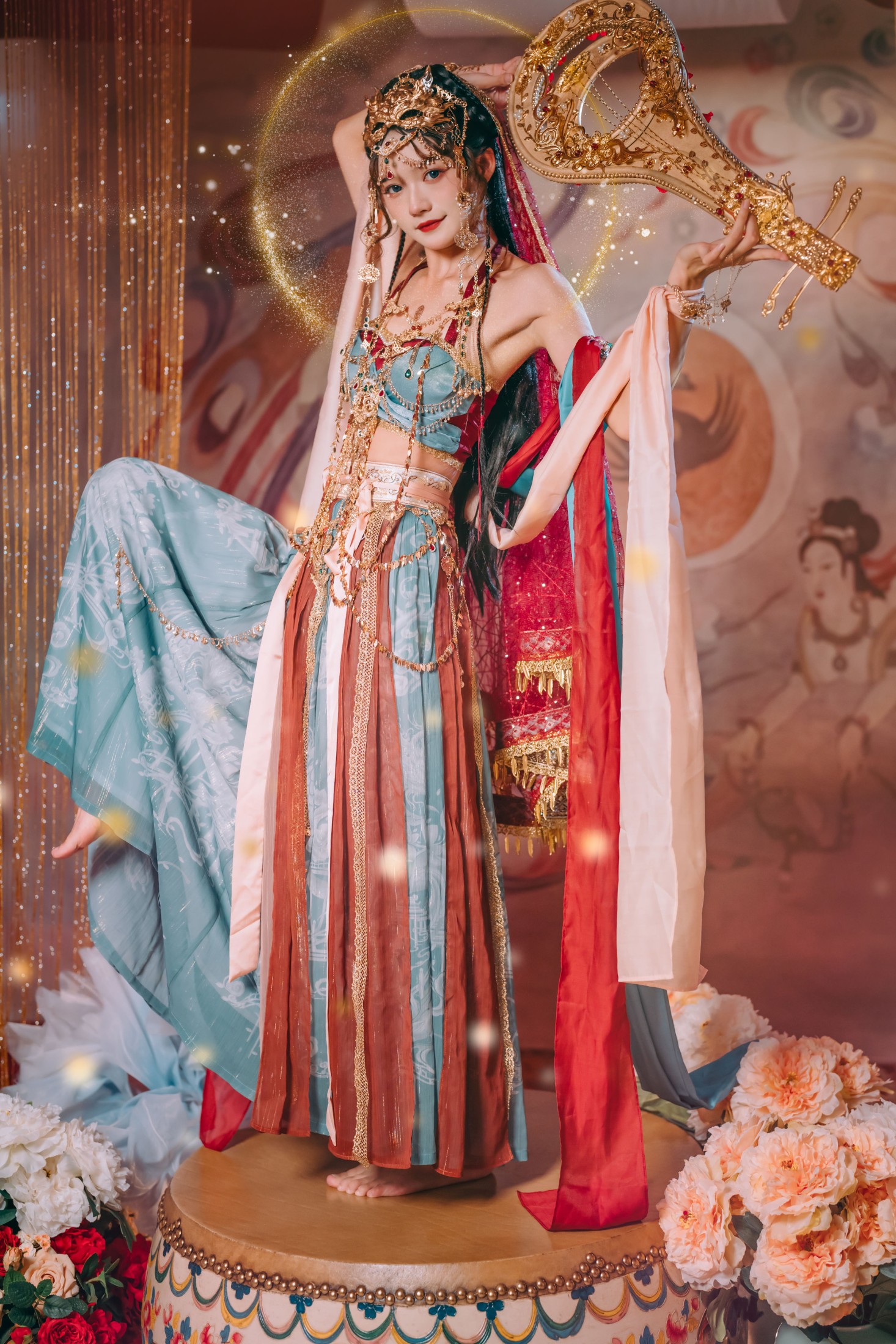 图片[4]-兔子Zzz不吃胡萝卜 – 《飞天画境》[31P]-COS写真在线网