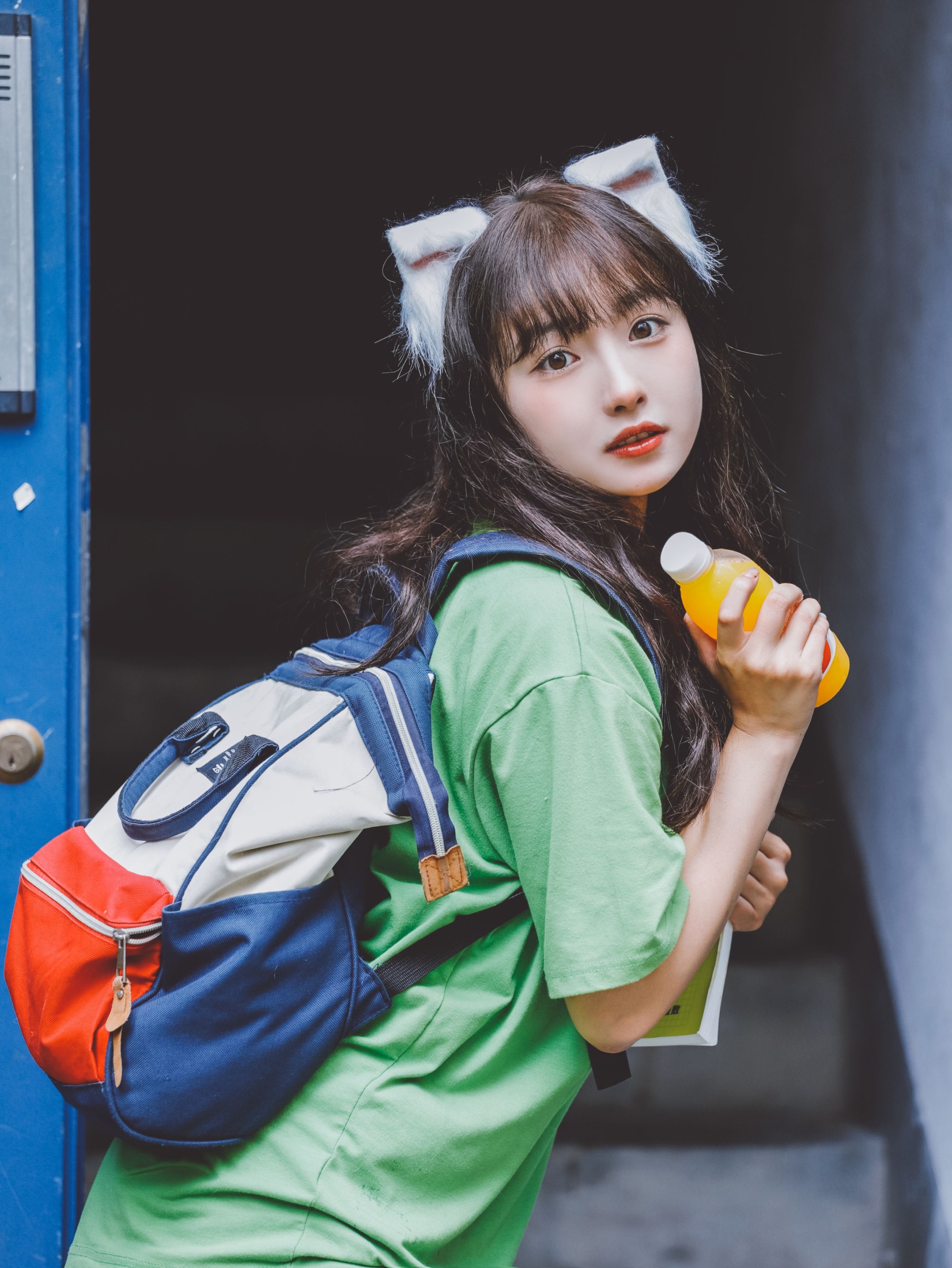 图片[5]--炸鸡冰可乐- – 《放学一起回家》[22P]-COS写真在线网