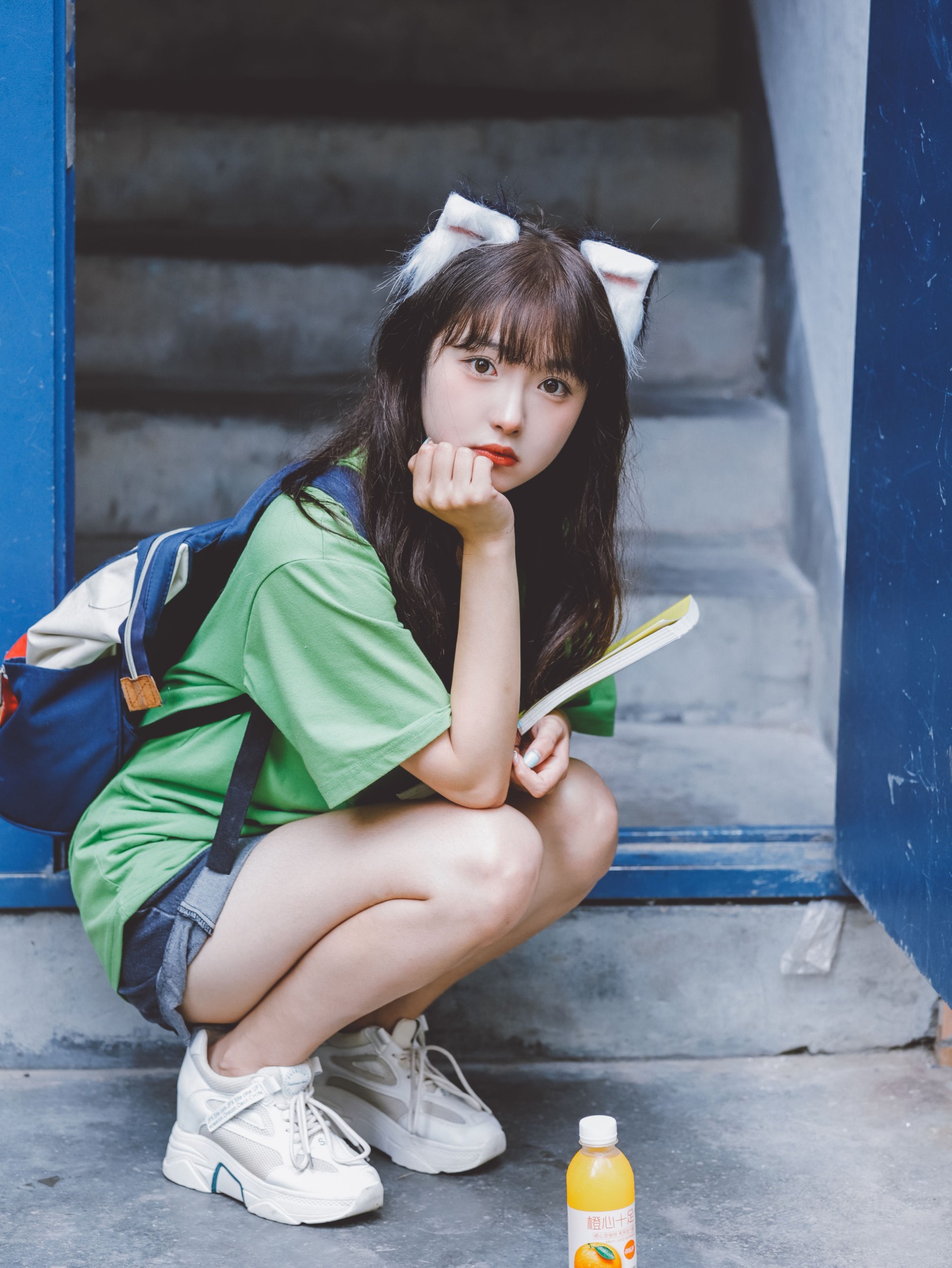 图片[3]--炸鸡冰可乐- – 《放学一起回家》[22P]-COS写真在线网