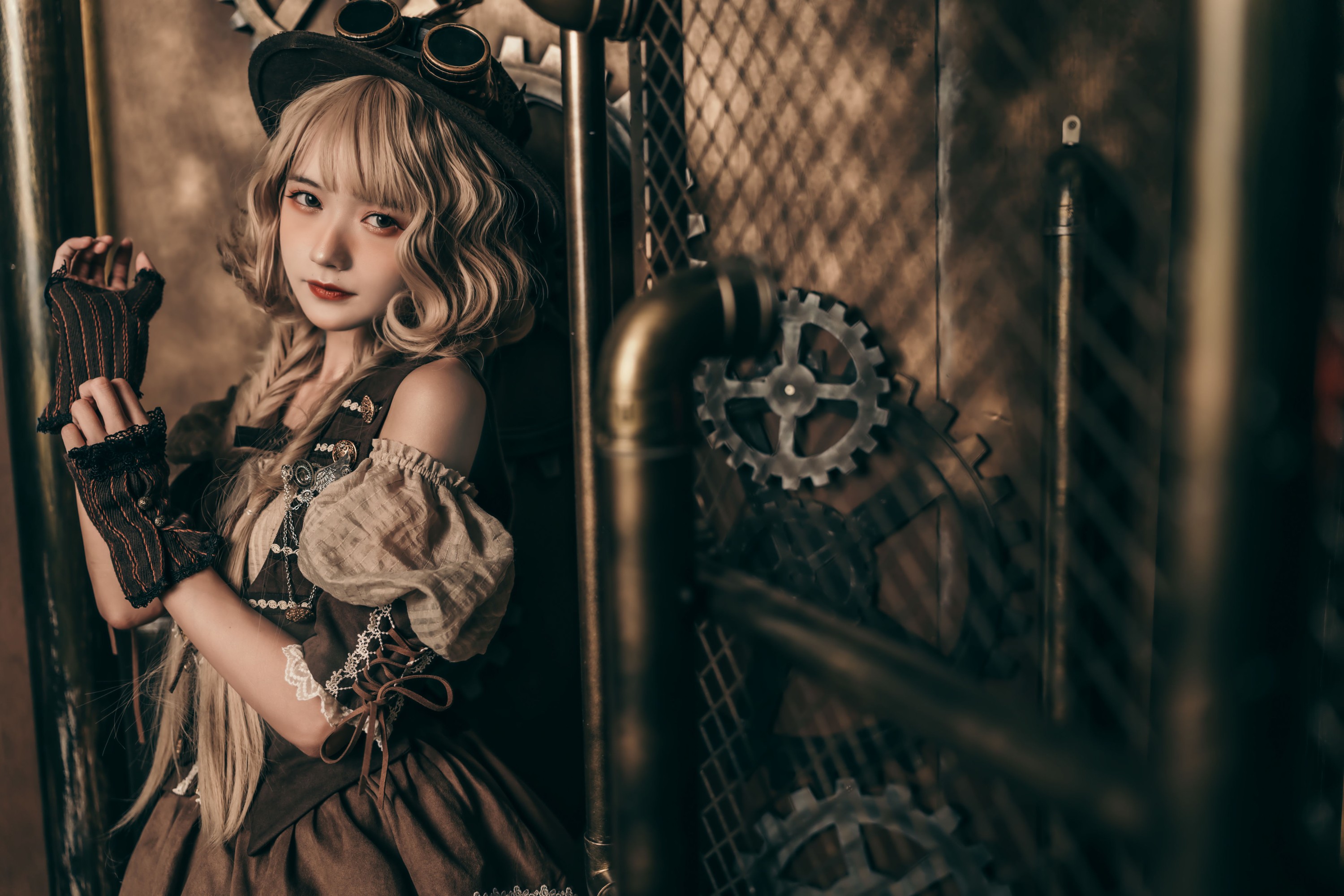 图片[5]-兔子Zzz不吃胡萝卜 – 《蒸汽少女》[30P]-COS写真在线网