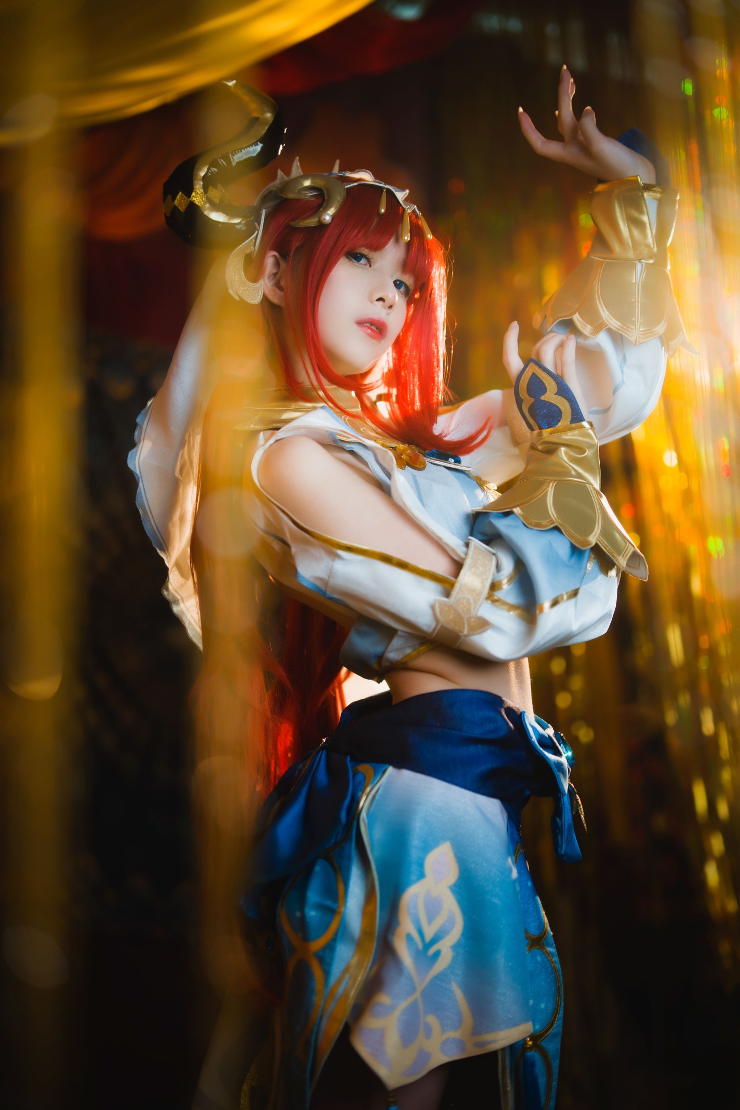 图片[6]-清青琴玖 – 《原神COS · 妮露》[30P]-COS写真在线网