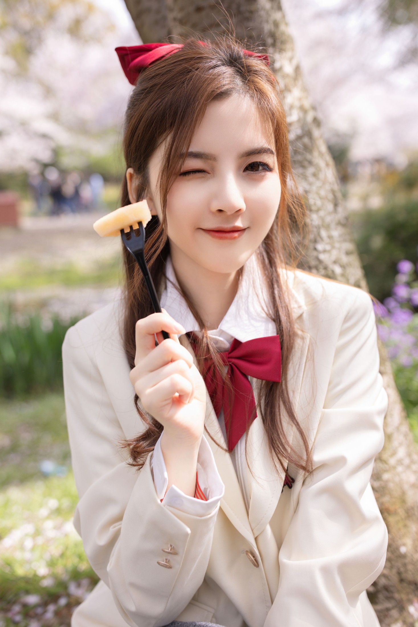 图片[3]-Tifa丁小妮 – 《樱花少女》[21P]-COS写真在线网