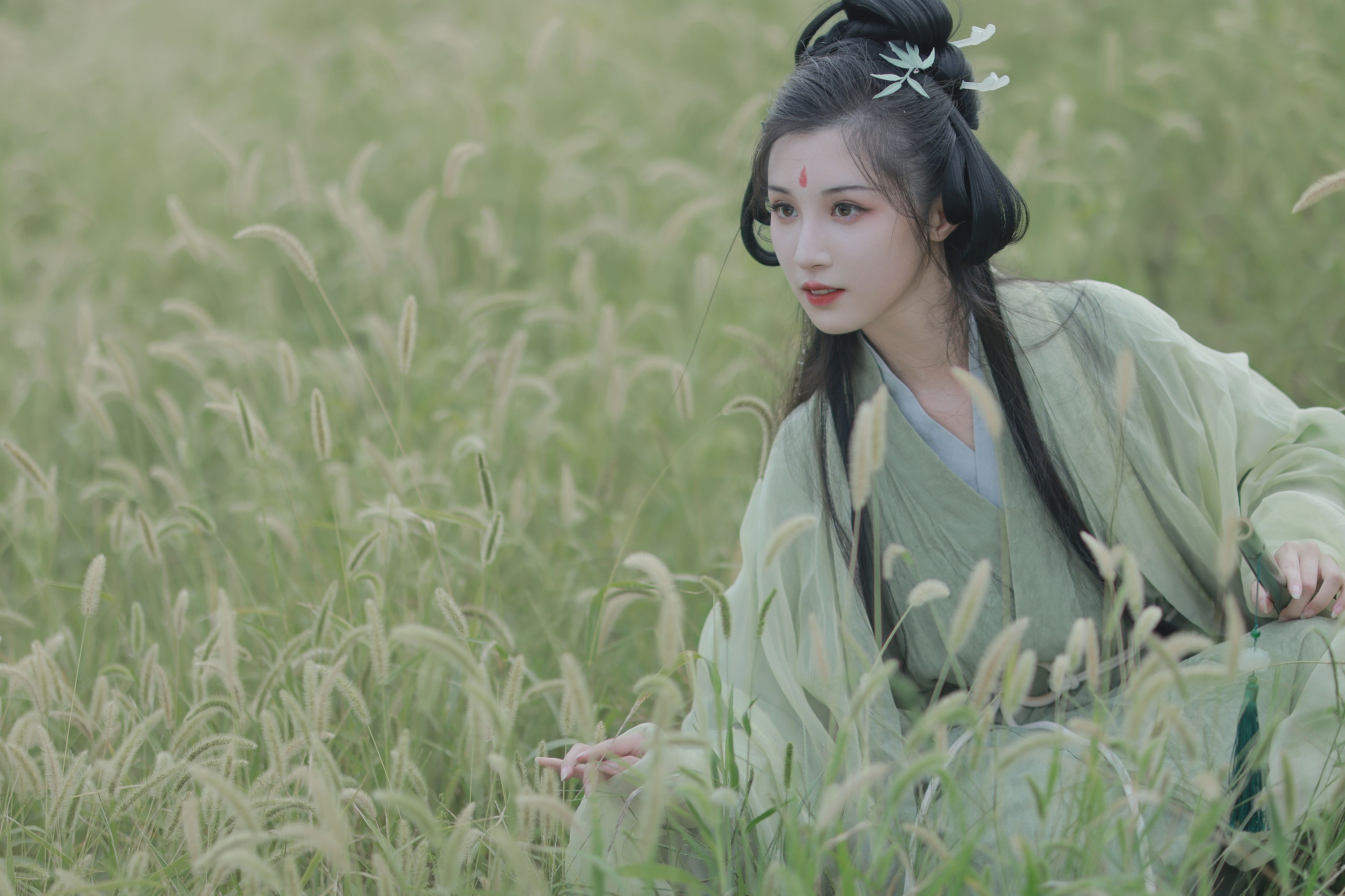 图片[6]-十八重川 – 《绿色》[22P]-COS写真在线网