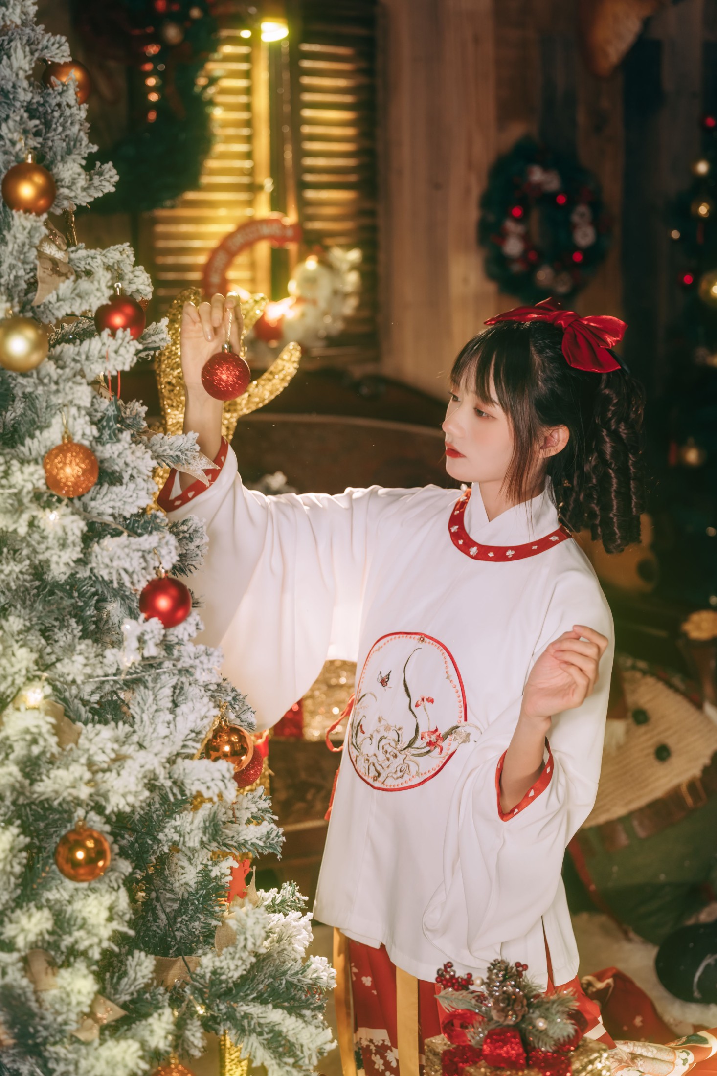 图片[6]-兔子Zzz不吃胡萝卜 – 《汉洋折衷的圣诞》[29P]-COS写真在线网