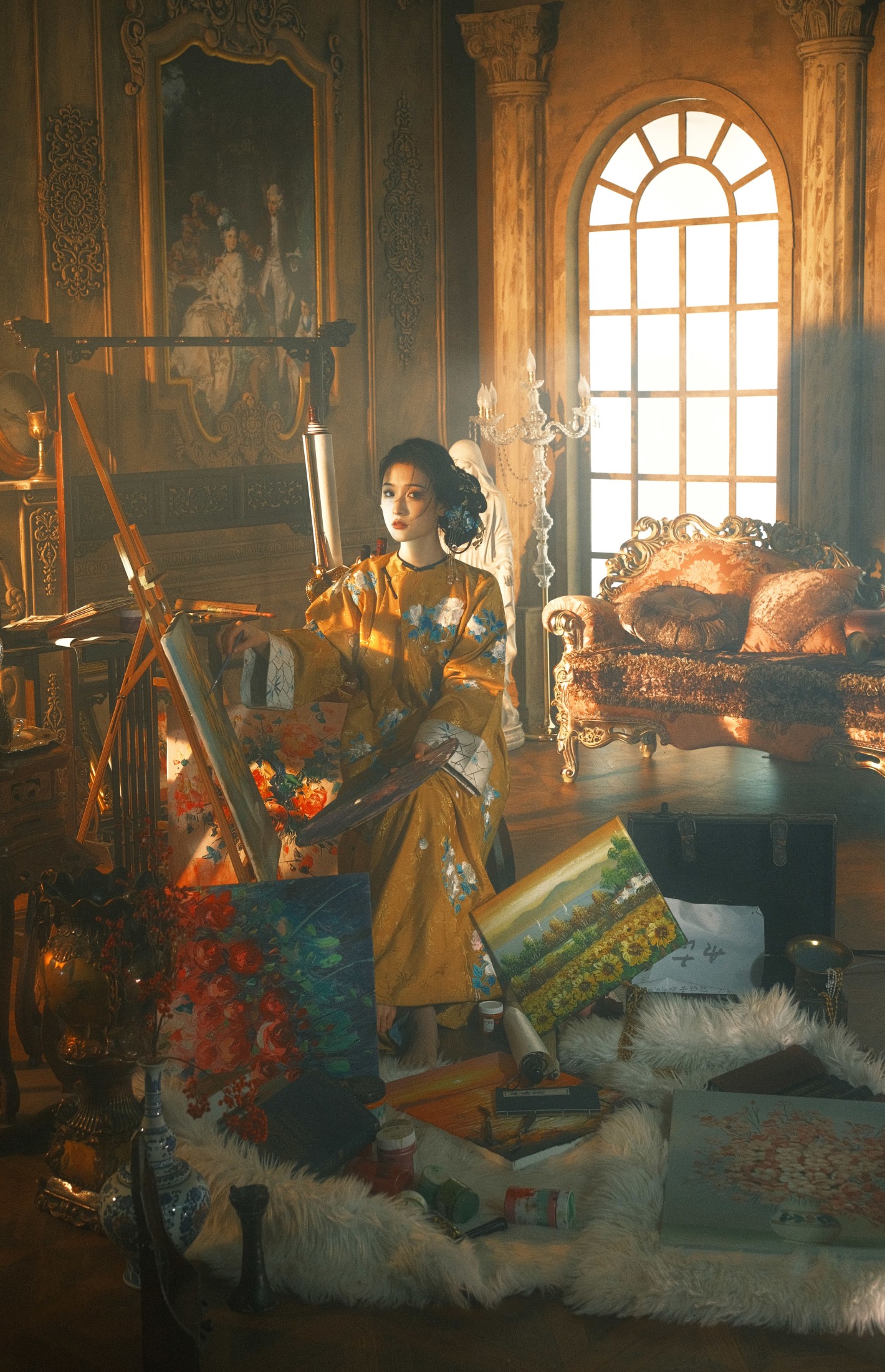 图片[6]-不及丿 – 《西方画展上的东方女人》[20P]-COS写真在线网