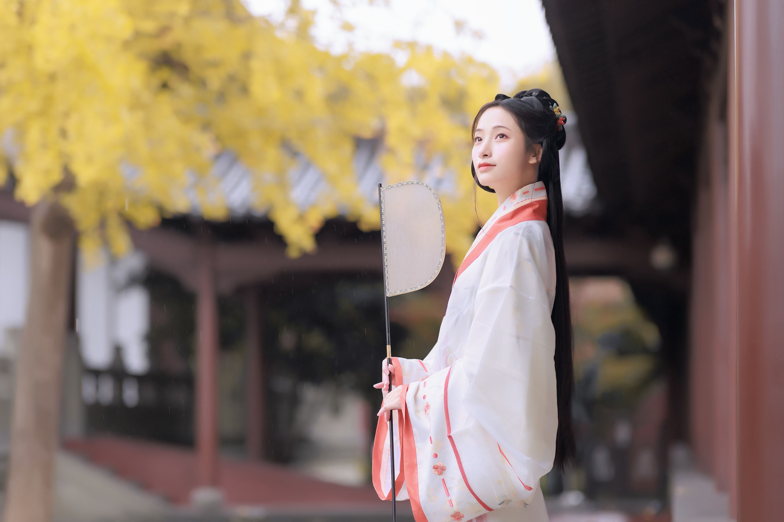 图片[6]-眸小妖 – 《雨中银杏》[24P]-COS写真在线网