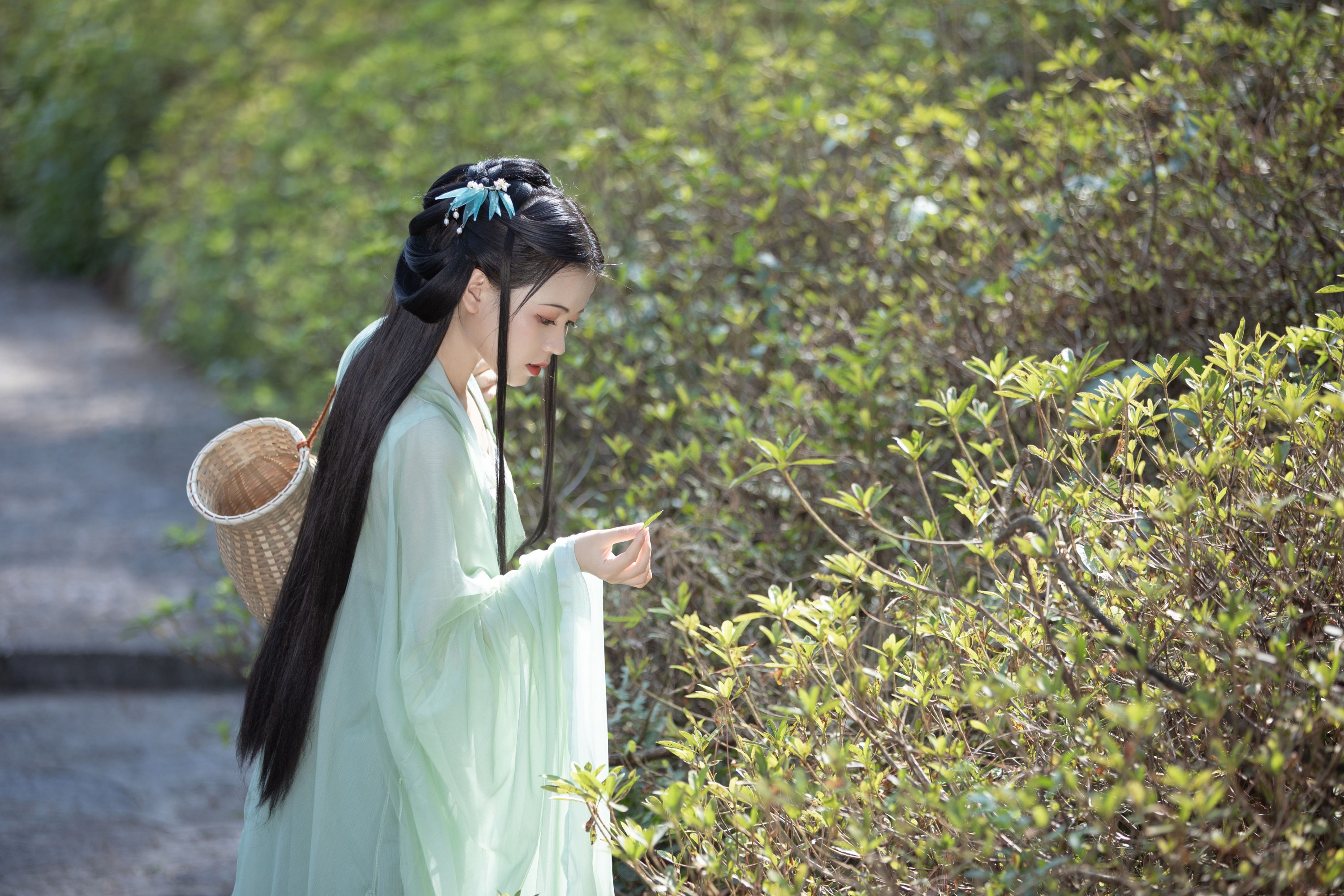 图片[6]-黛黛 – 《采茶纪》[28P]-COS写真在线网