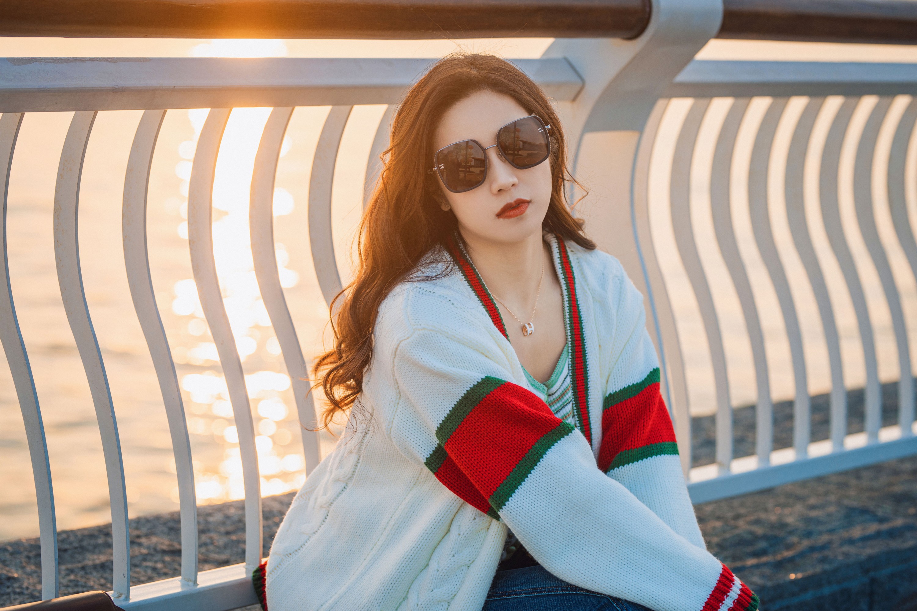 图片[6]-溪溪 – 《夕阳下的城市滨海湾》[30P]-COS写真在线网