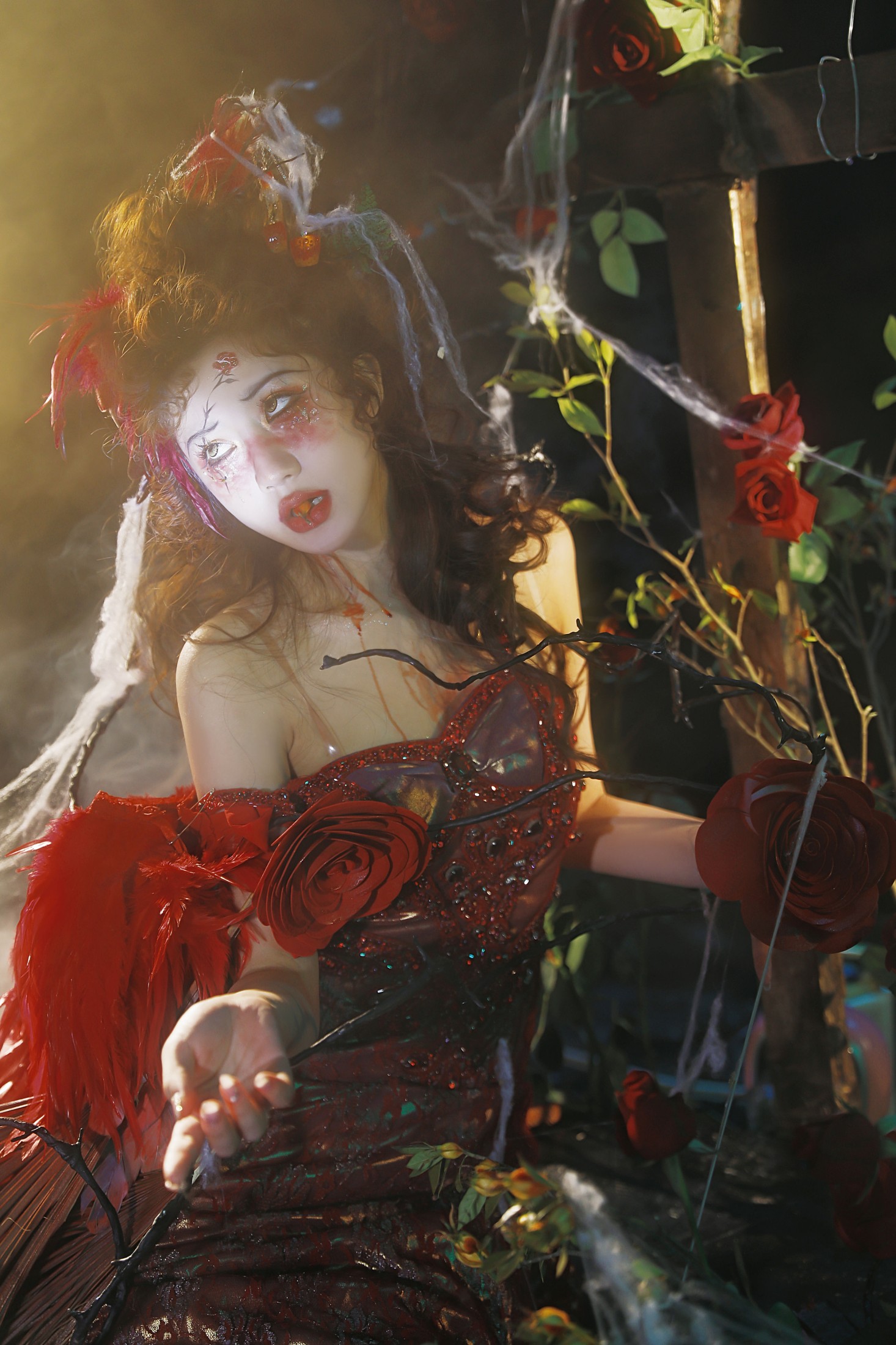 图片[6]-啊颜不咸 – 《夜莺与玫瑰》[34P]-COS写真在线网