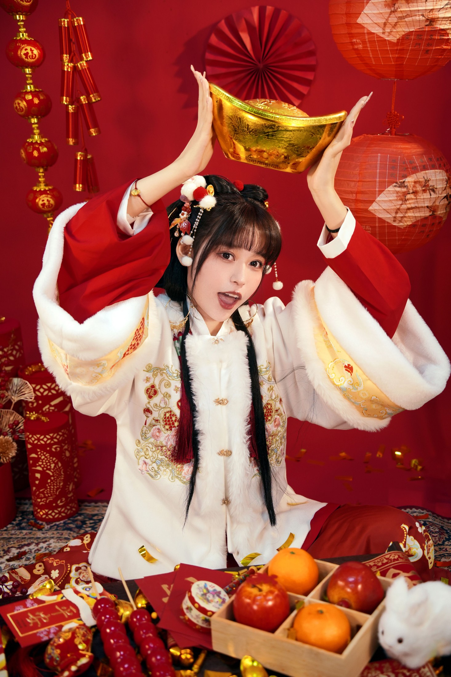 图片[4]-滕 – 《新年汉服》[24P]-COS写真在线网