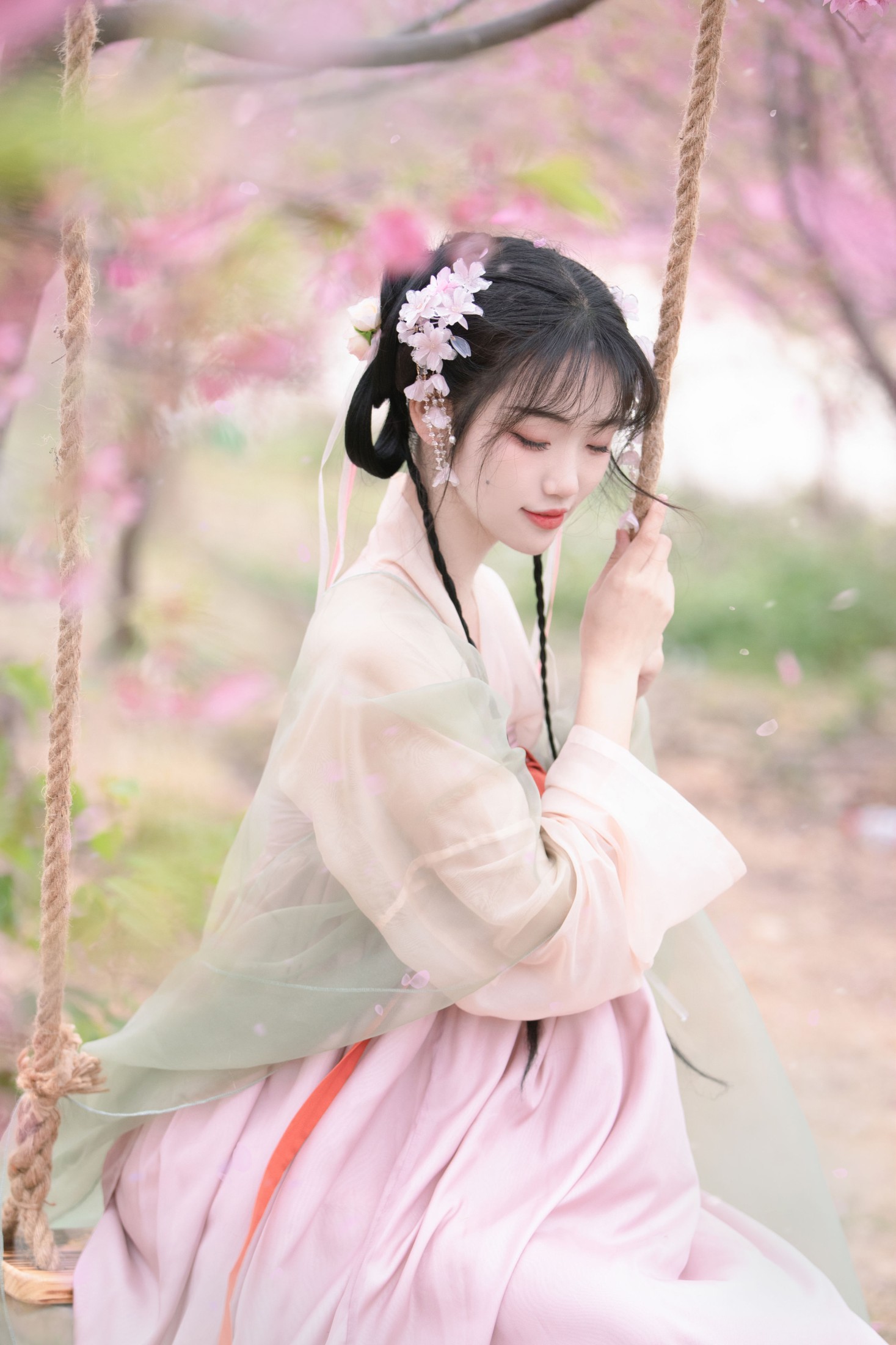 图片[6]-晚江亭 – 《别来春半》[32P]-COS写真在线网