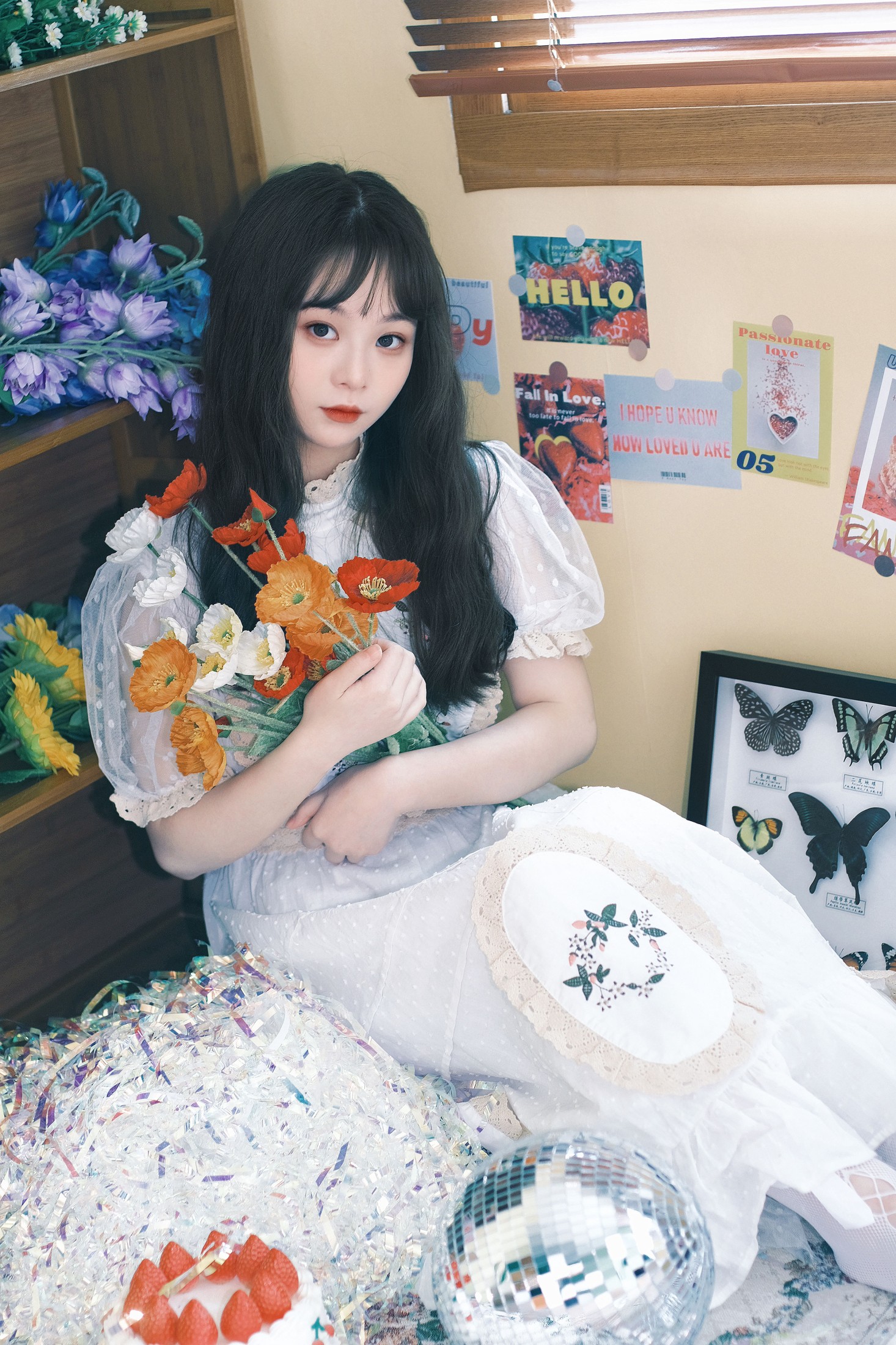 图片[6]-林野昭昭 – 《被鲜花包围的浪漫》[20P]-COS写真在线网