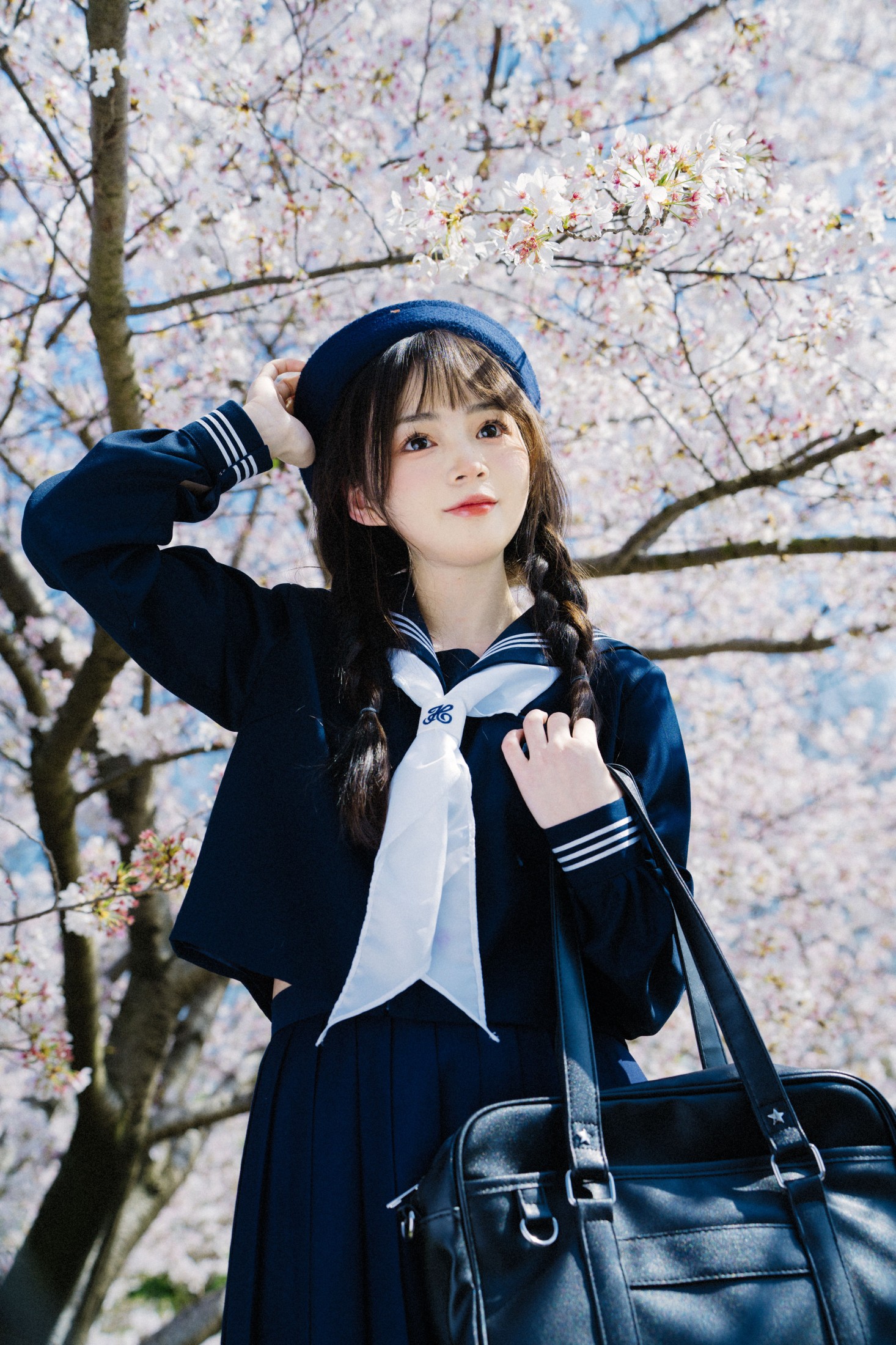 图片[6]-吱吱 – 《樱花校园》[32P]-COS写真在线网