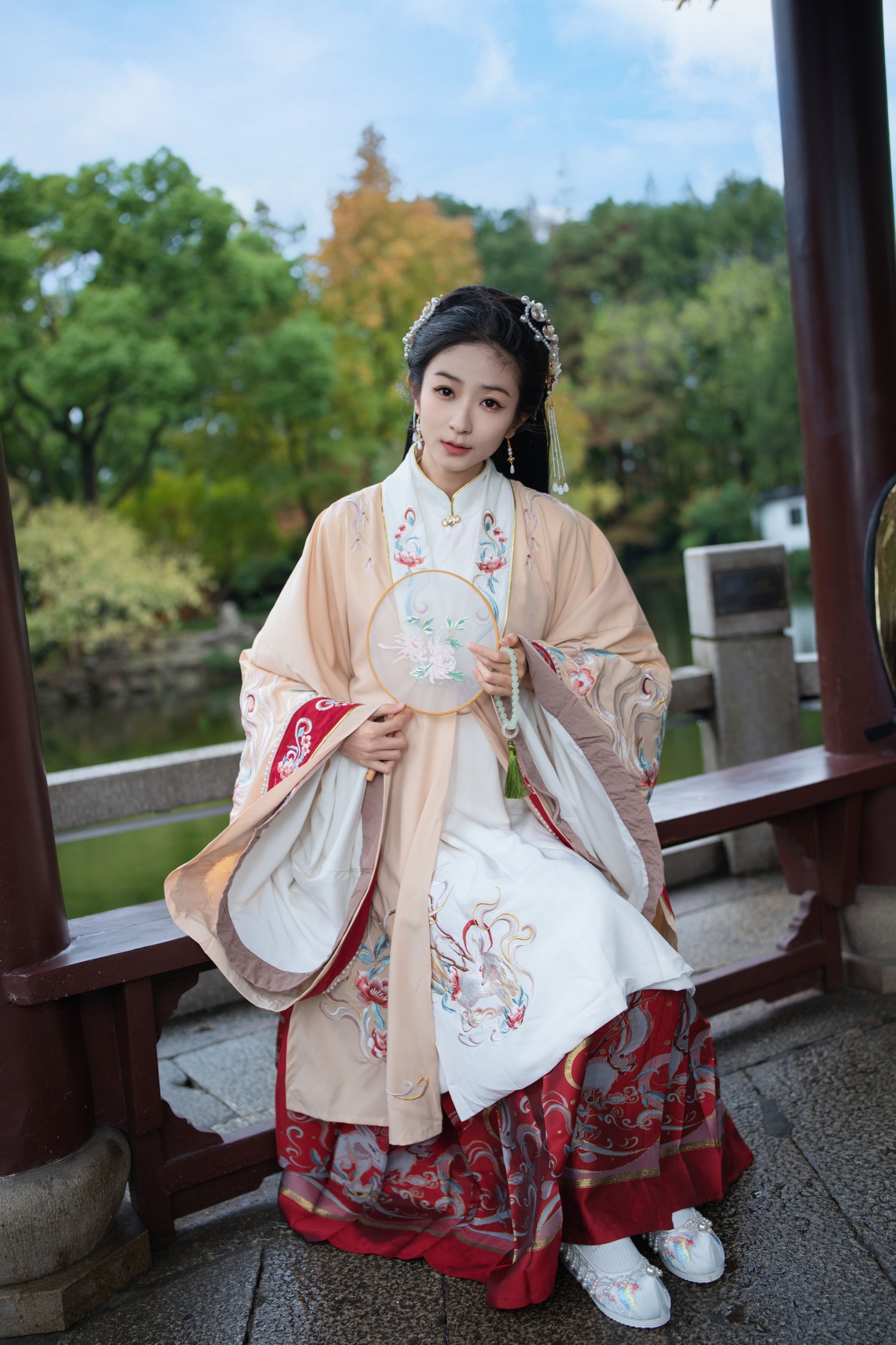 图片[6]-小泽 – 《汉服游园》[34P]-COS写真在线网