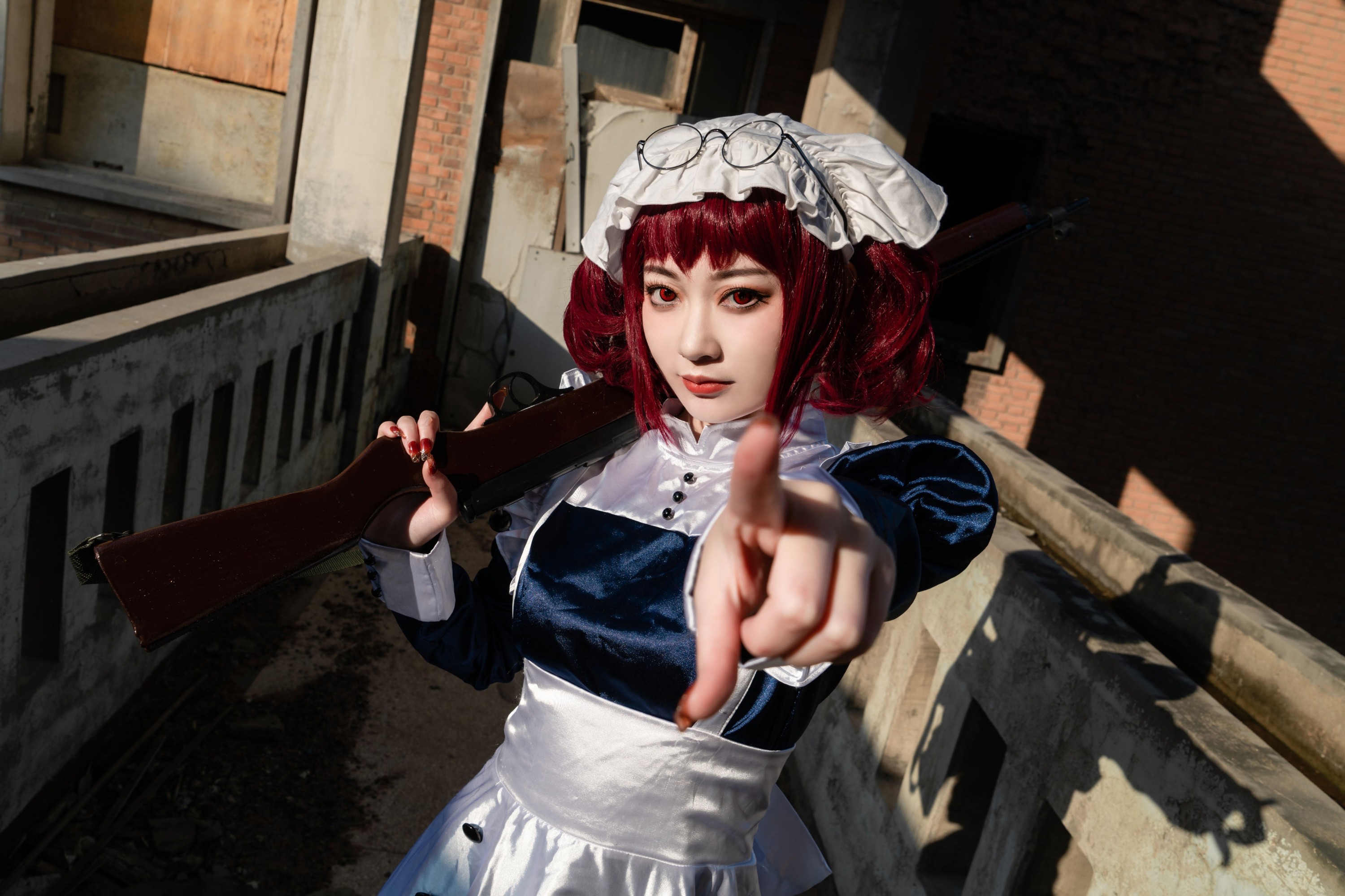 图片[5]-桃墨公子x – 《梅林战斗女仆》[28P]-COS写真在线网