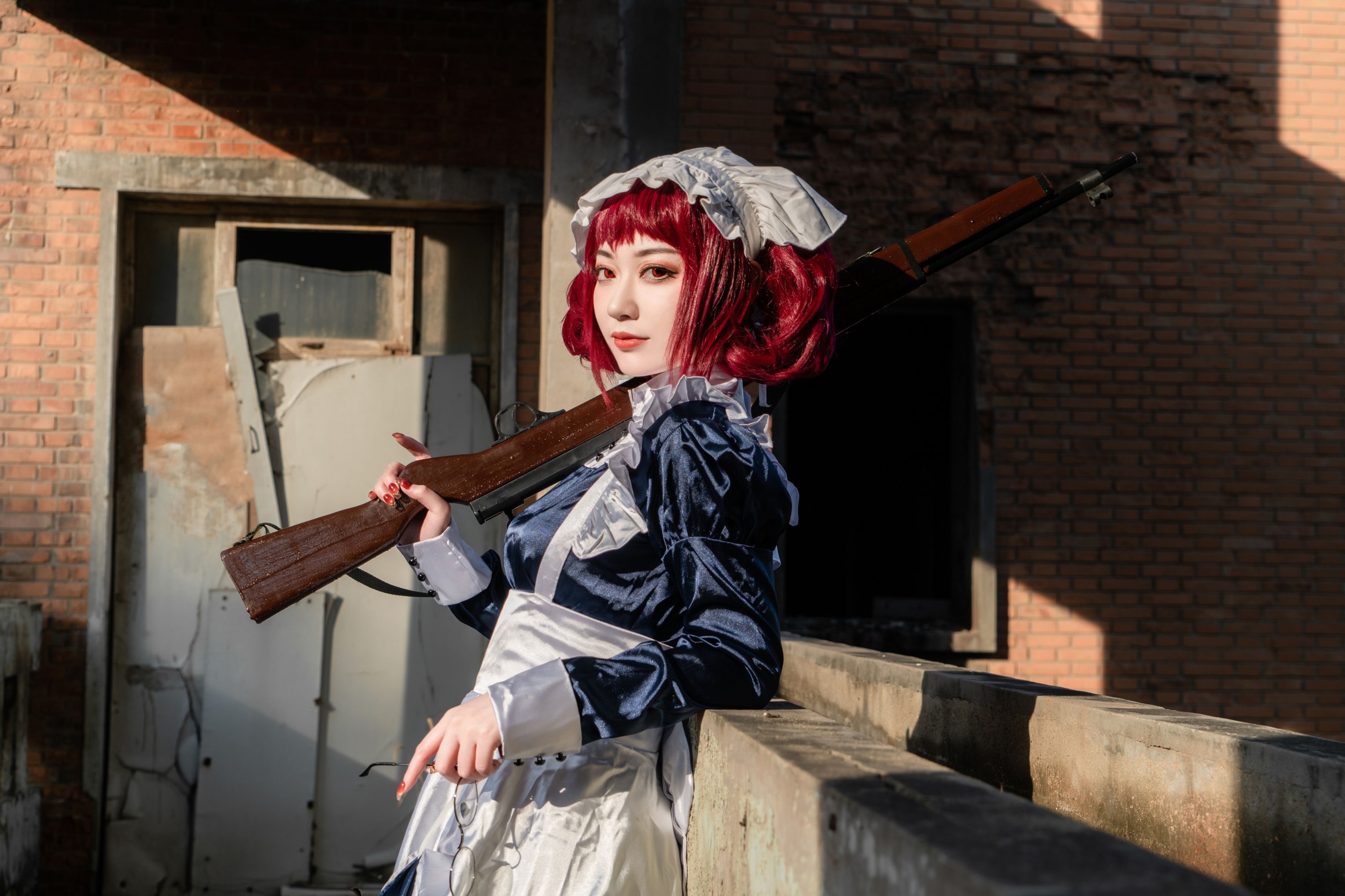 图片[6]-桃墨公子x – 《梅林战斗女仆》[28P]-COS写真在线网