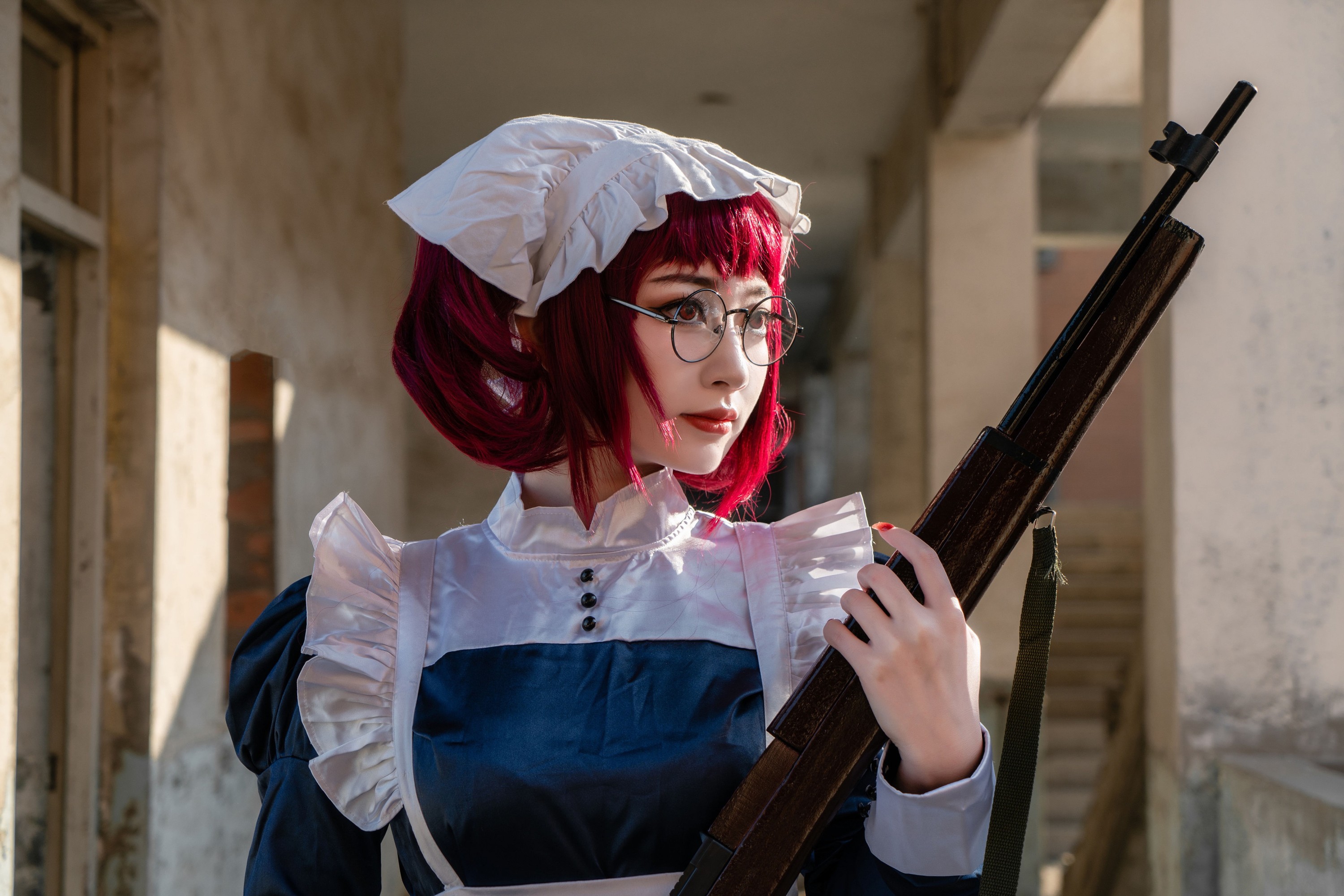 图片[3]-桃墨公子x – 《梅林战斗女仆》[28P]-COS写真在线网