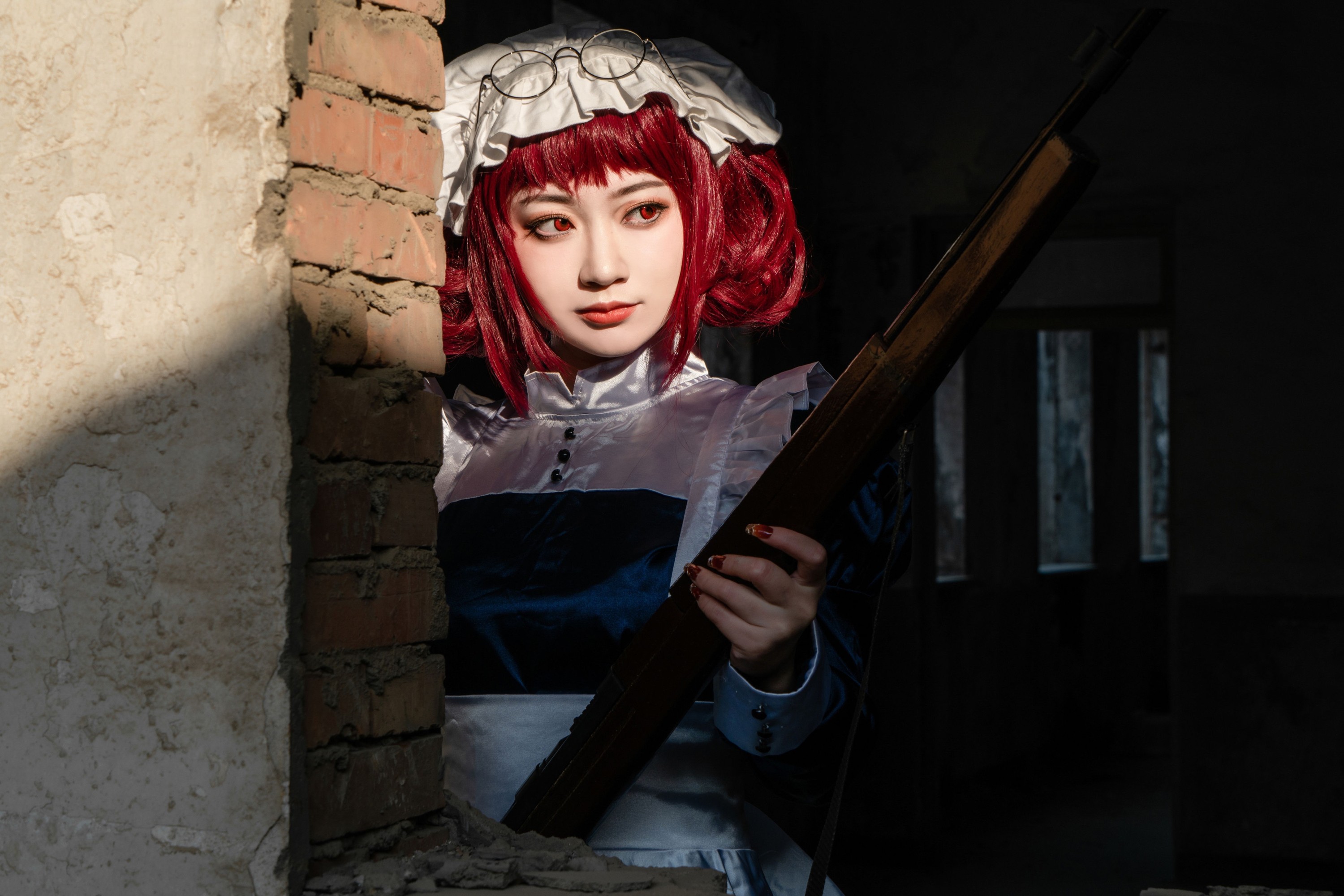 图片[4]-桃墨公子x – 《梅林战斗女仆》[28P]-COS写真在线网