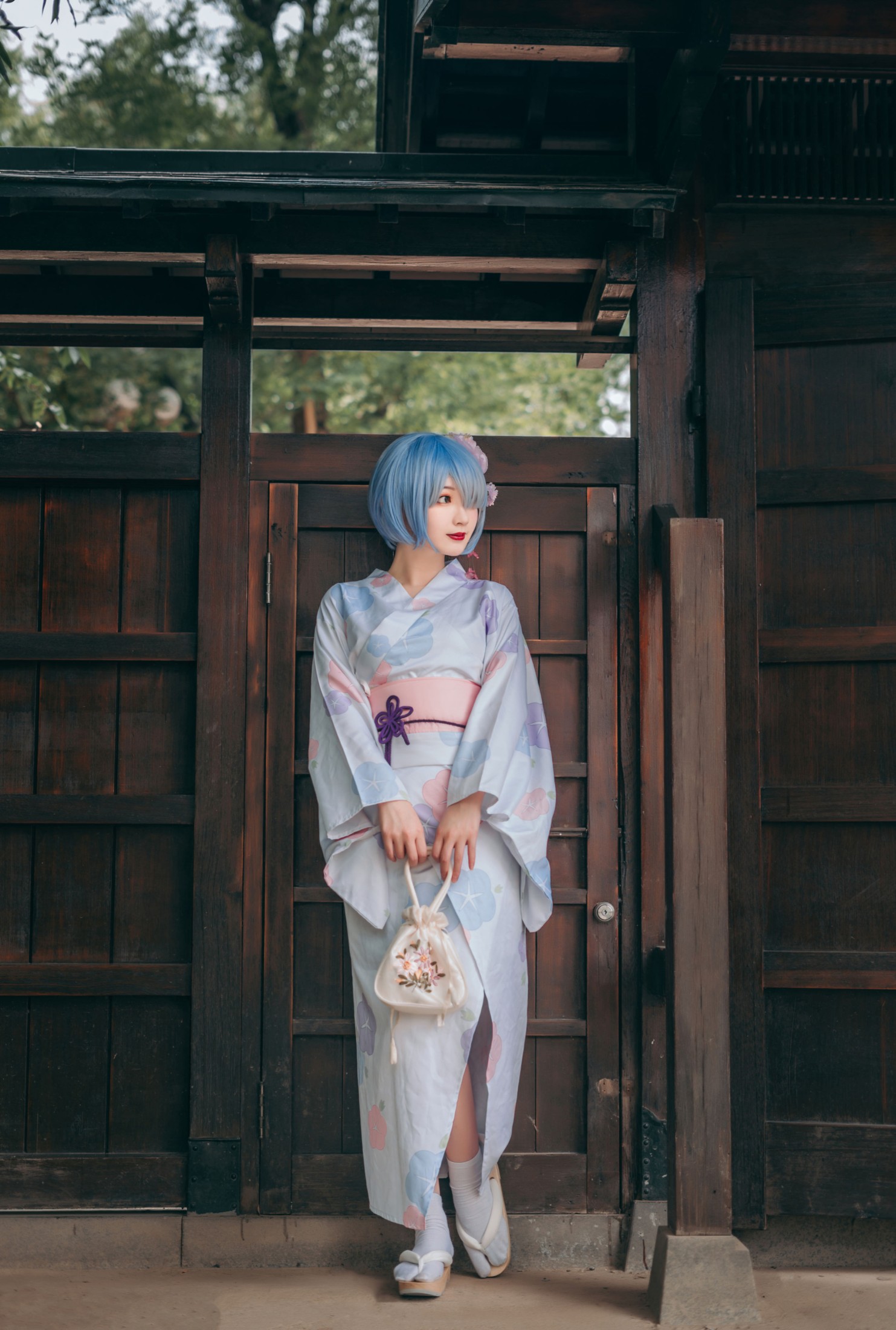 图片[4]-桃墨公子x – 《蕾姆浴衣》[24P]-COS写真在线网