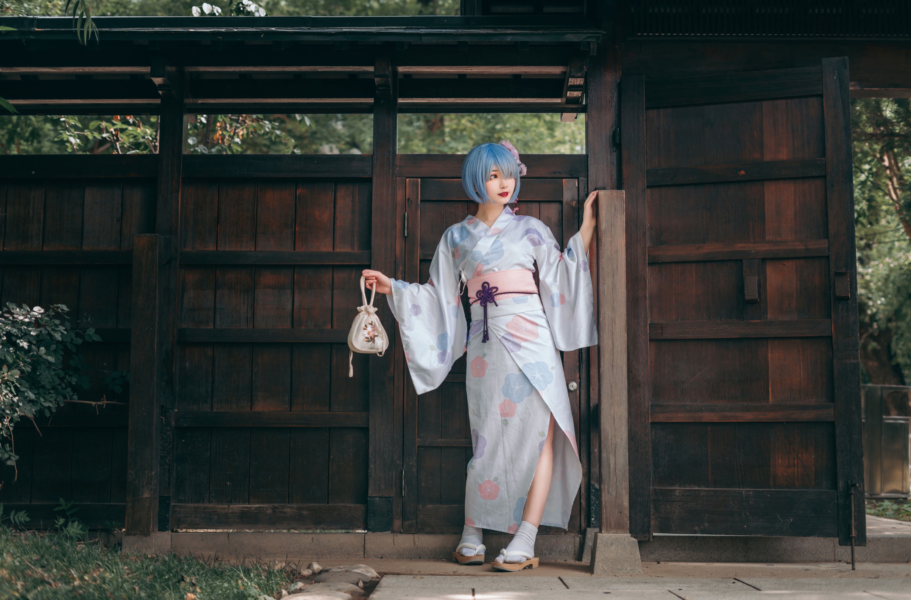 图片[3]-桃墨公子x – 《蕾姆浴衣》[24P]-COS写真在线网