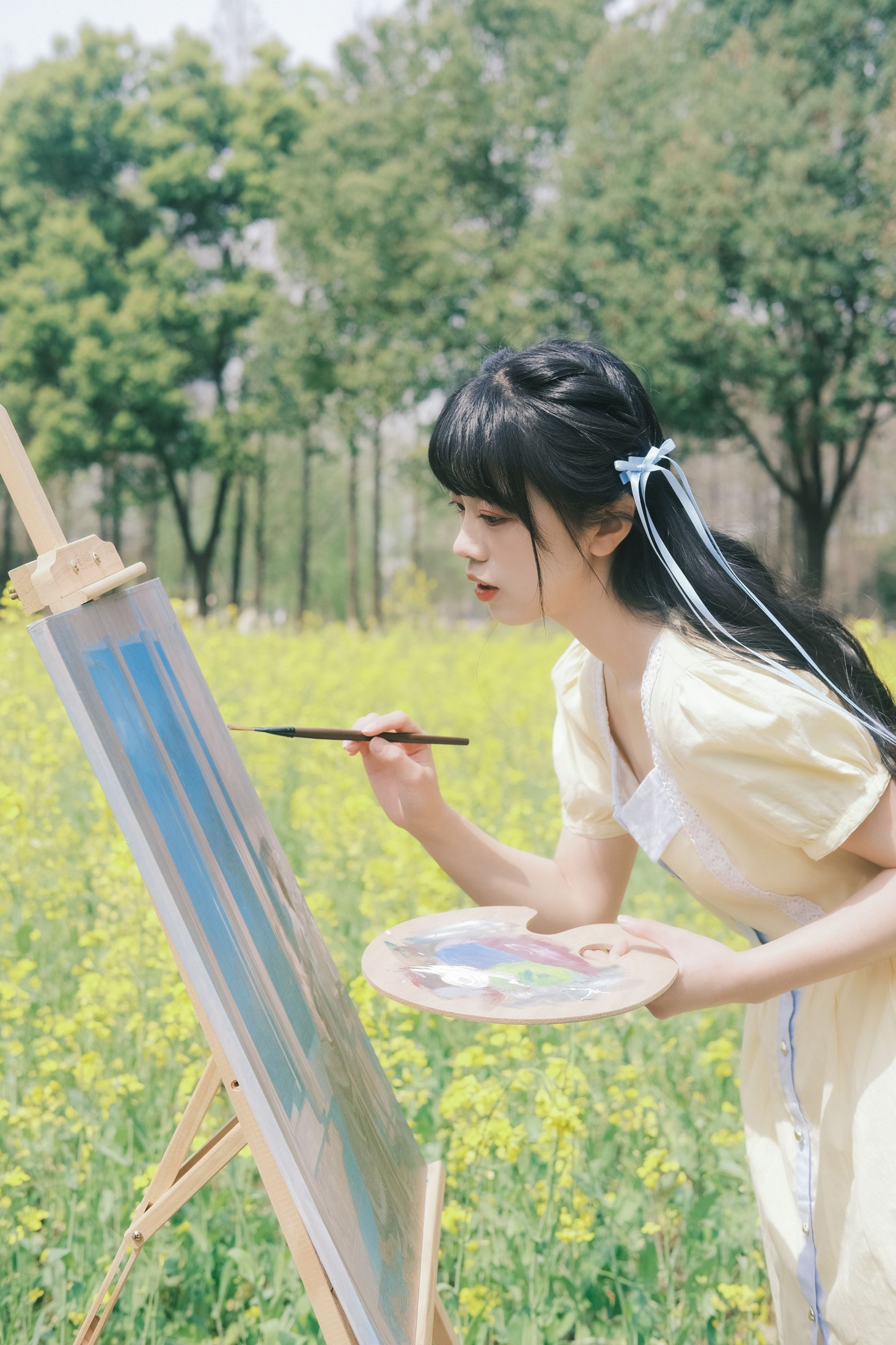 图片[4]-一只暖暖 – 《画下春天的瞬间》[34P]-COS写真在线网