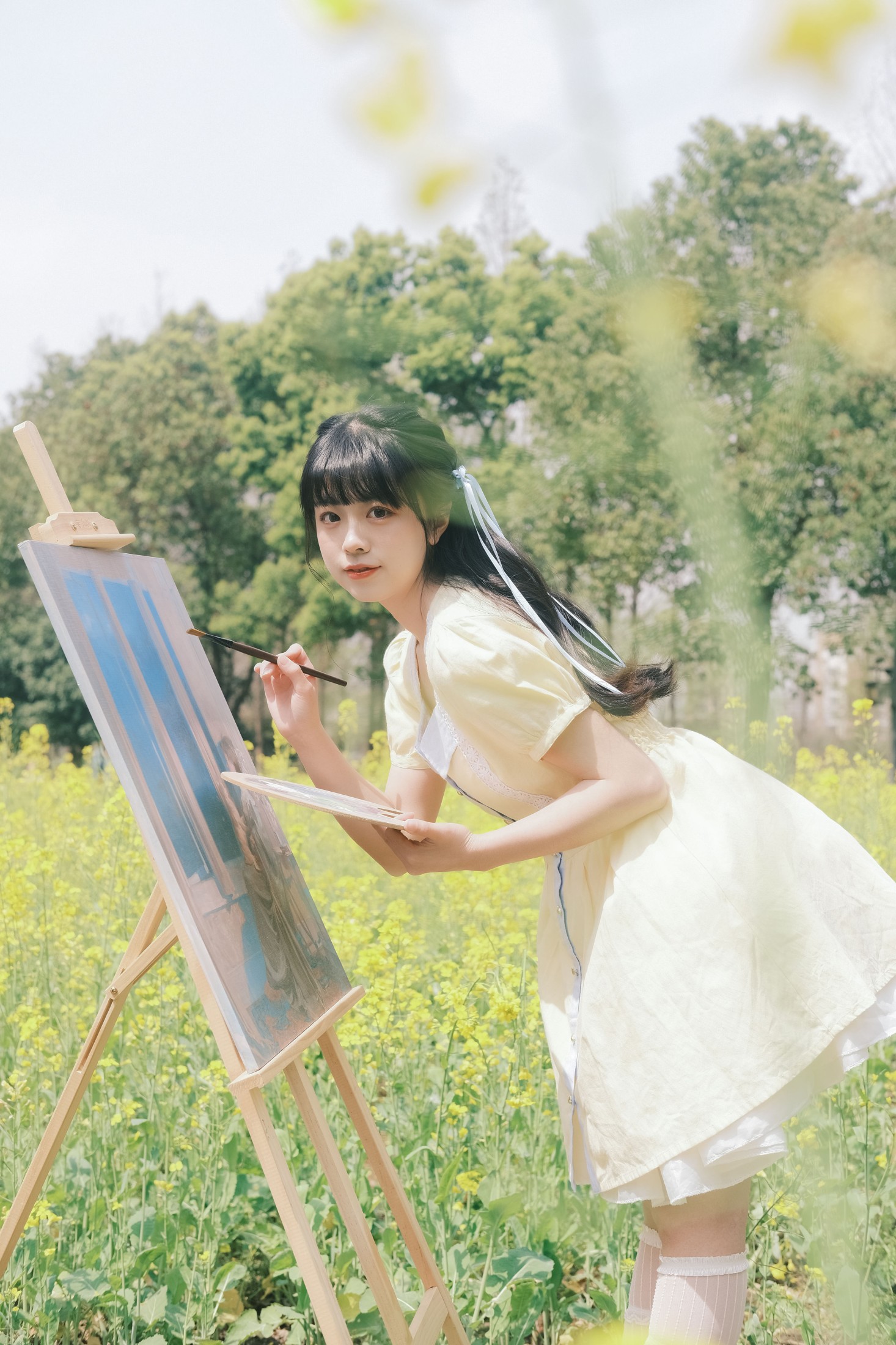 图片[5]-一只暖暖 – 《画下春天的瞬间》[34P]-COS写真在线网