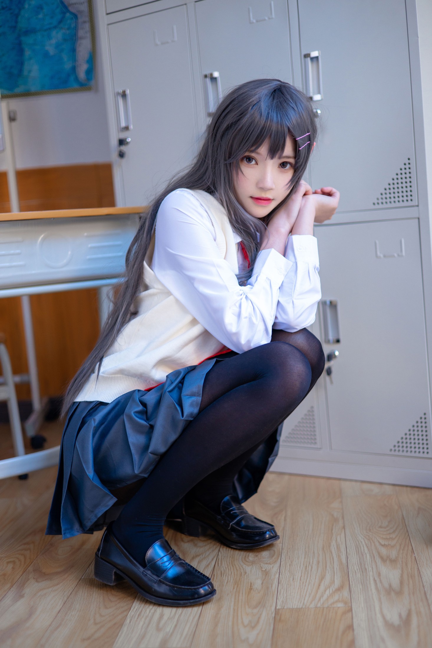 图片[3]-桜桃喵 – 《麻衣学姐制服cosplay 》[22P]-COS写真在线网