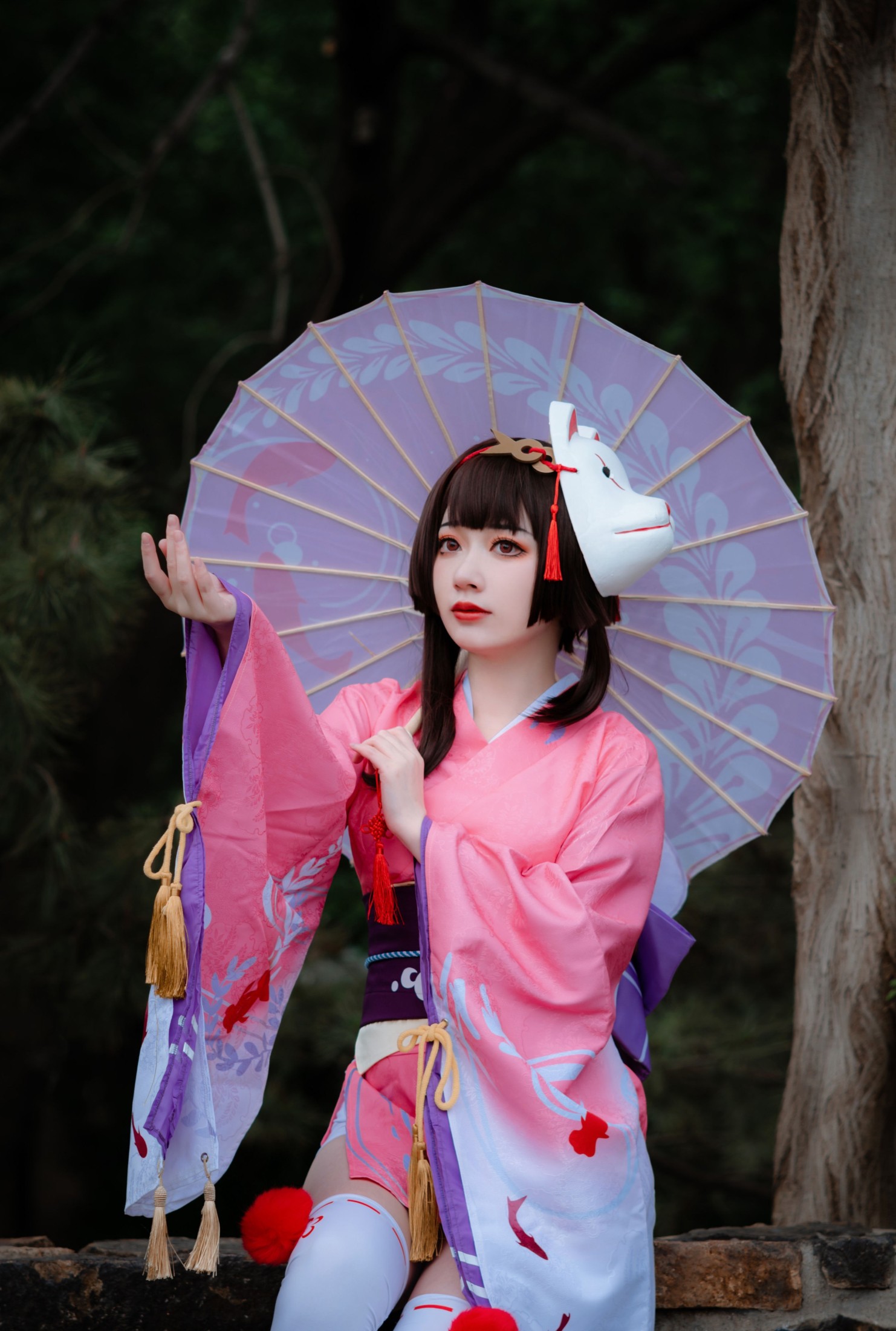 图片[3]-桃墨公子x – 《神乐》[24P]-COS写真在线网