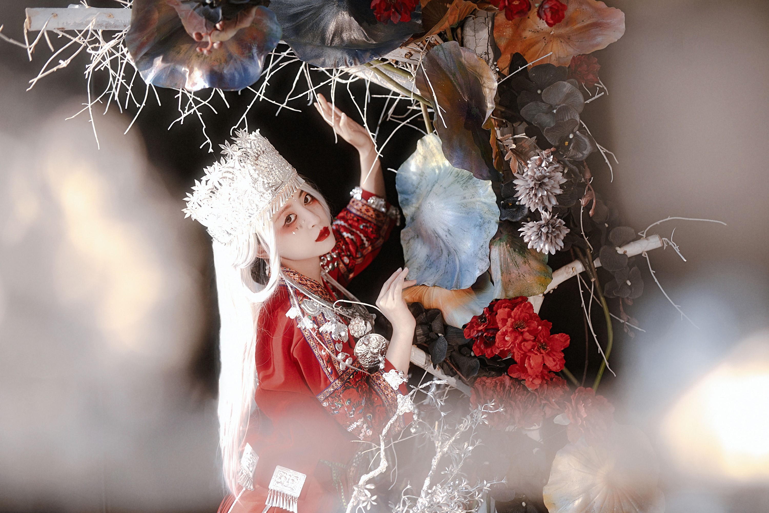 图片[6]-壹萱- – 《圣树前的苗疆少女》[29P]-COS写真在线网