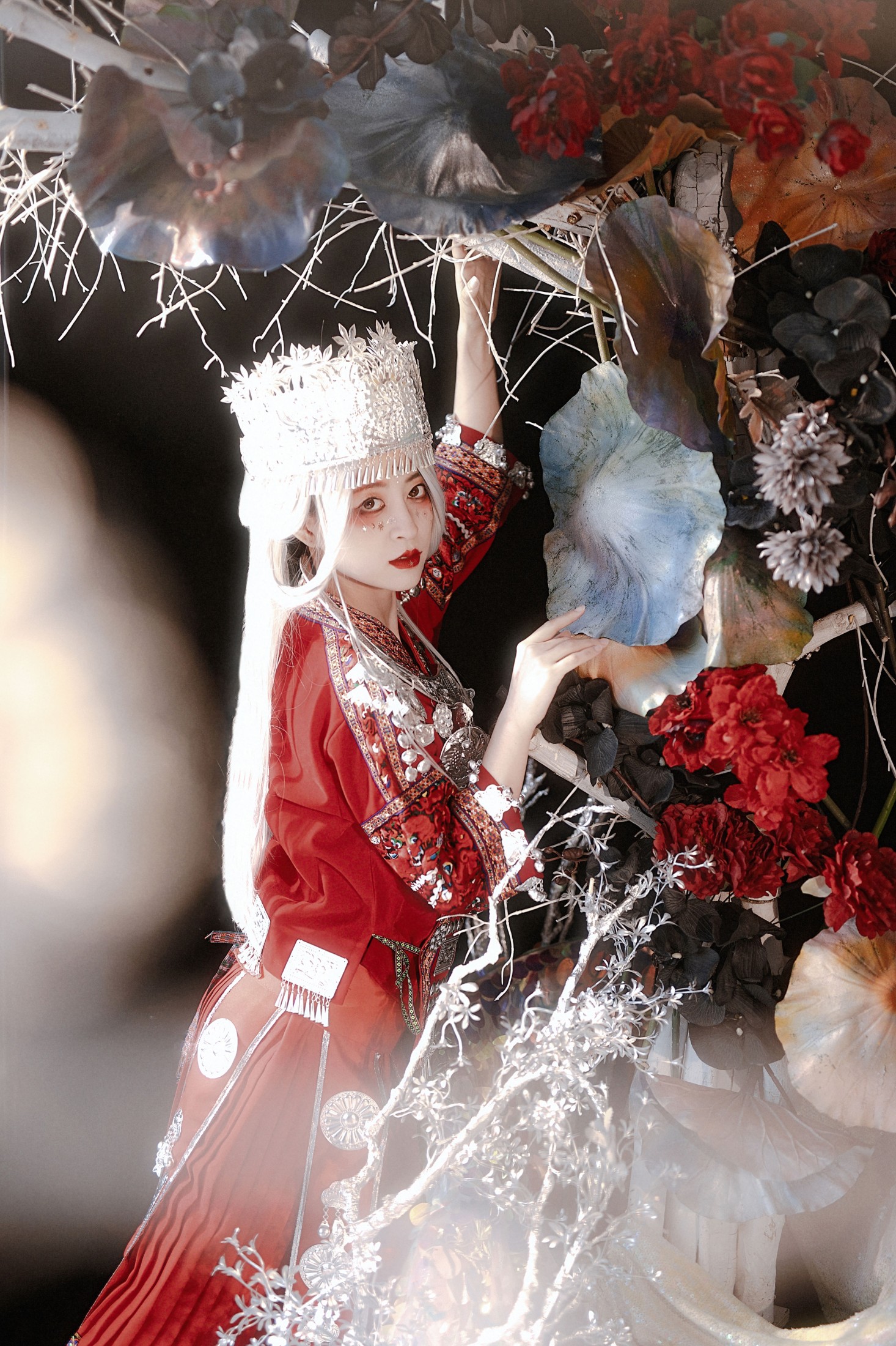 图片[5]-壹萱- – 《圣树前的苗疆少女》[29P]-COS写真在线网