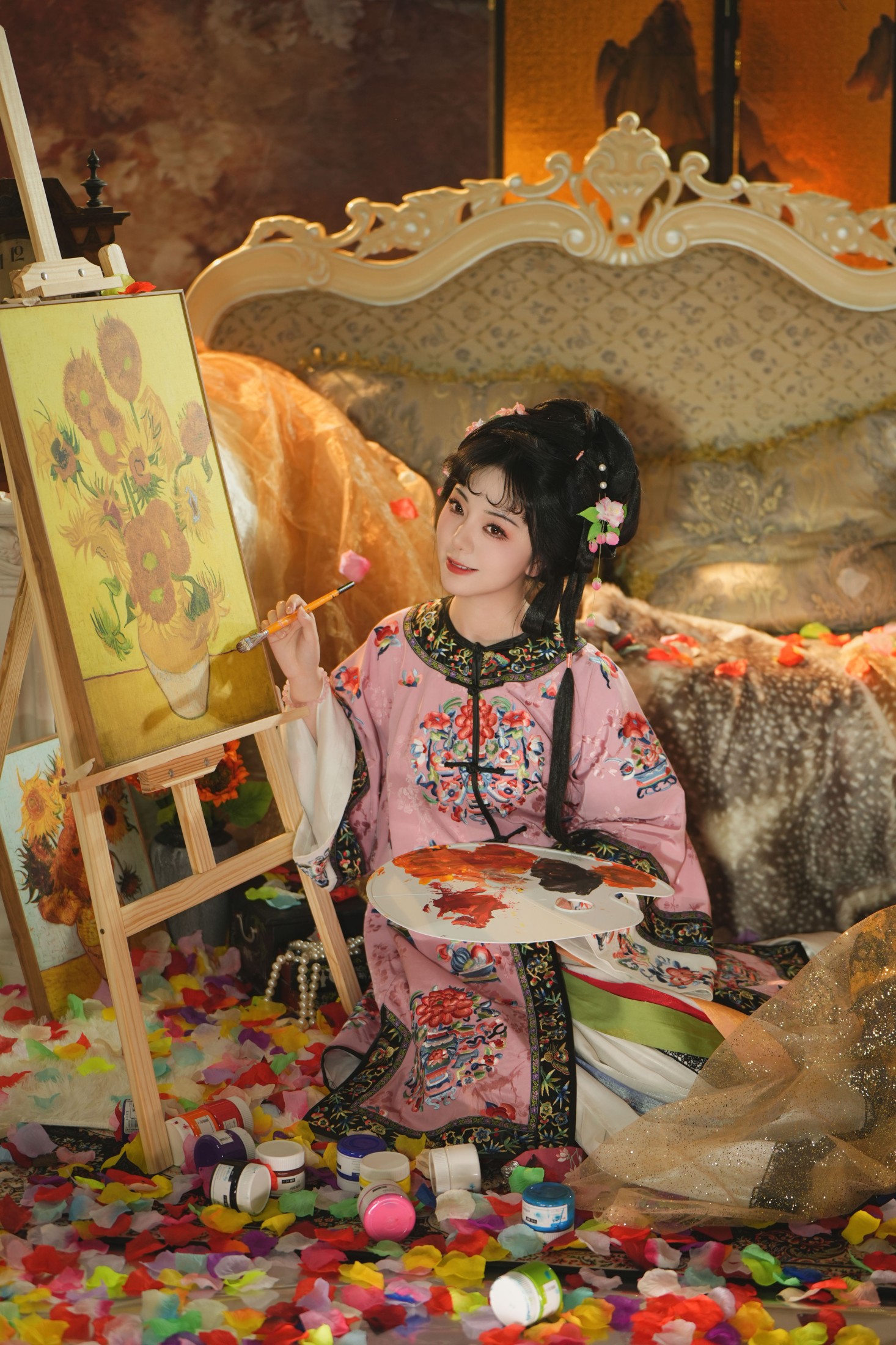 图片[4]-千雪呀 – 《油画清汉女》[20P]-COS写真在线网