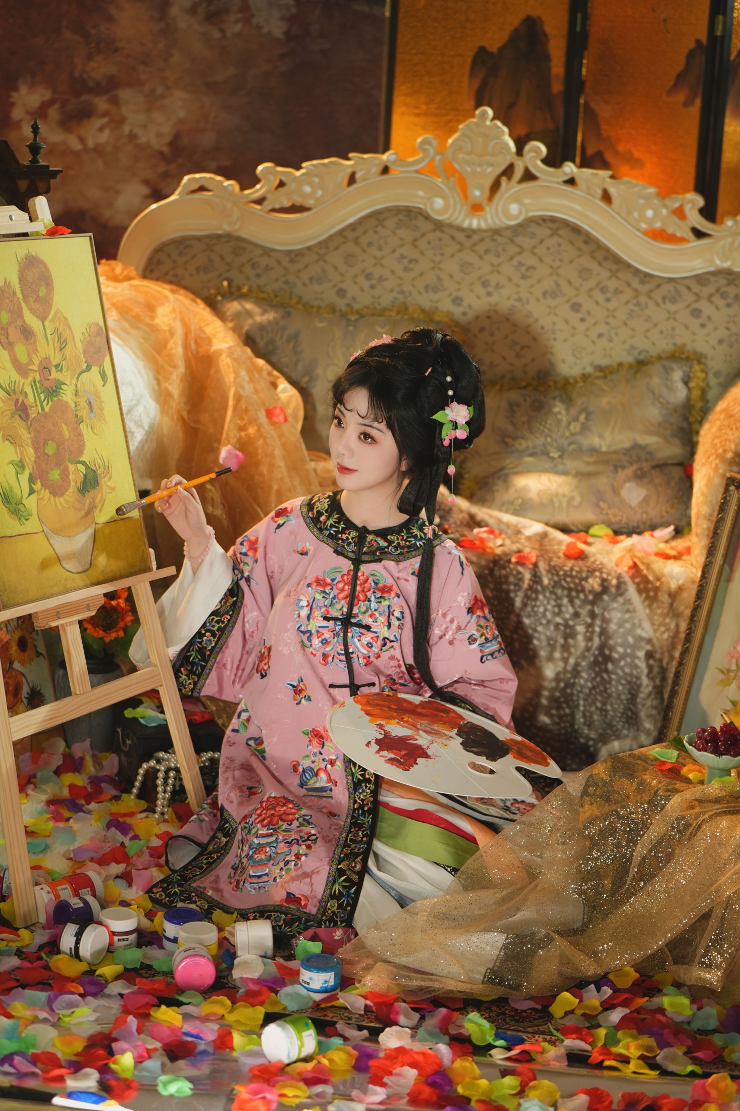 图片[5]-千雪呀 – 《油画清汉女》[20P]-COS写真在线网