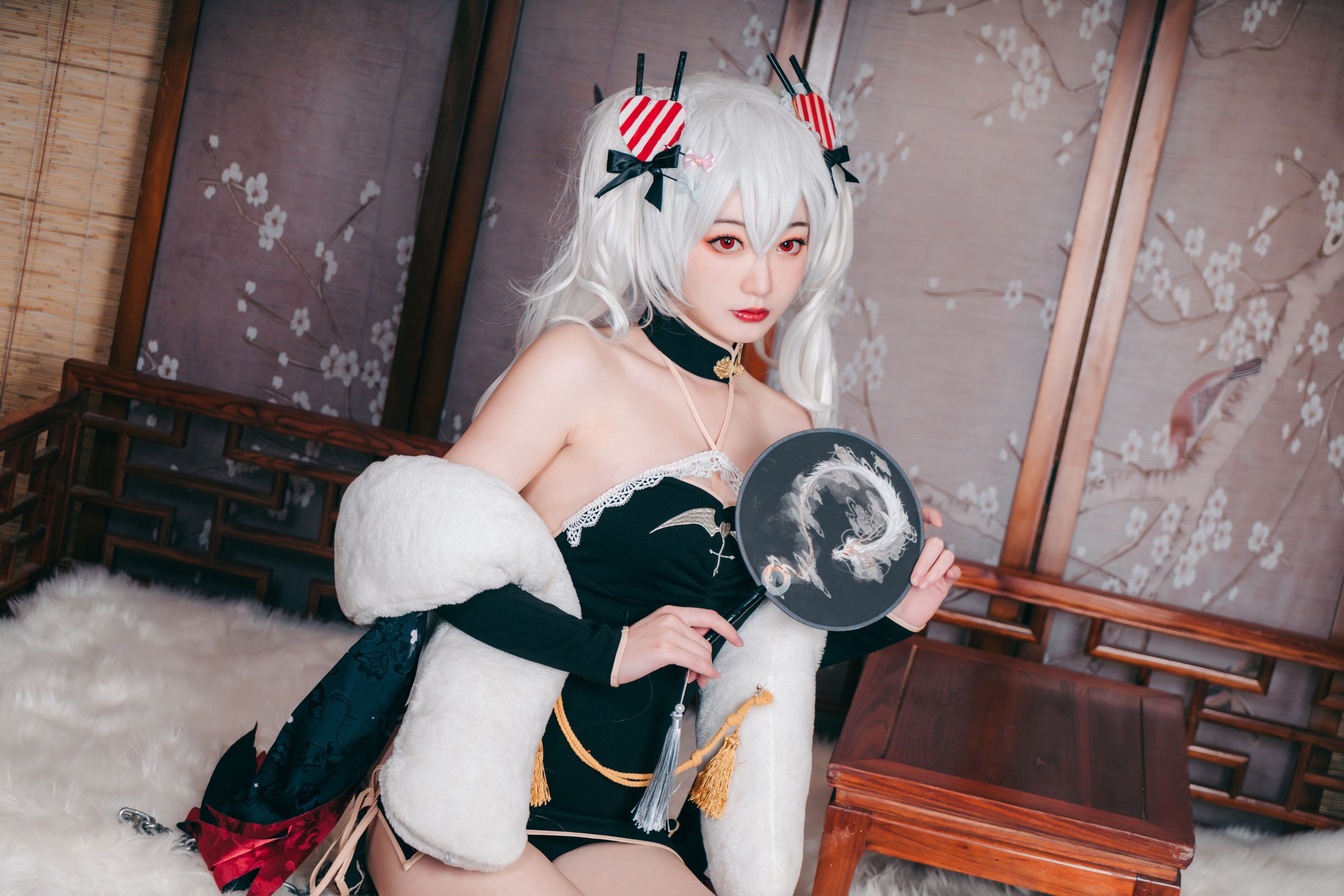 图片[5]-桃墨公子x – 《 吸血鬼旗袍》[30P]-COS写真在线网