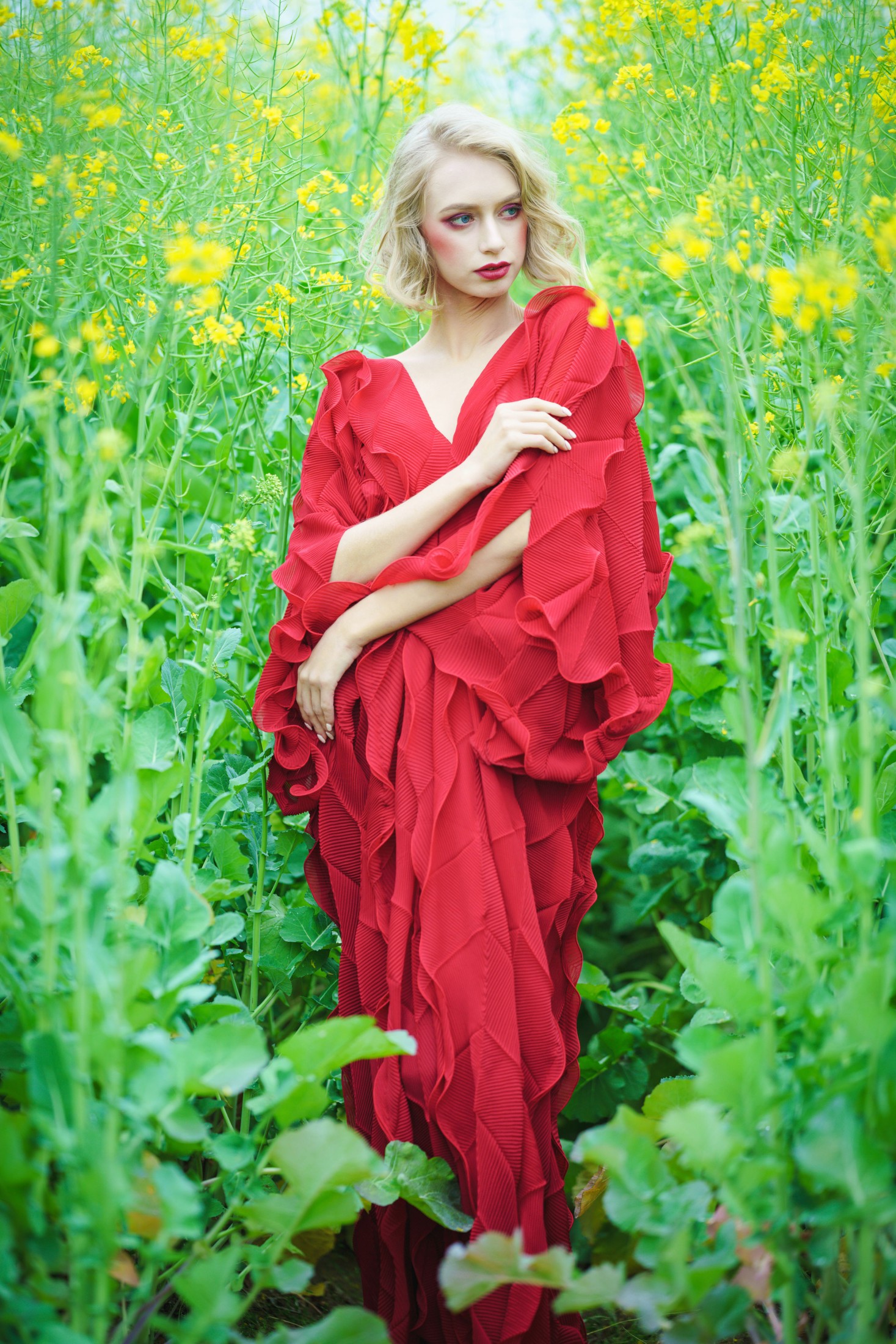 图片[6]-Natasha – 《红配绿，乌克兰美女眼中的油菜花田》[46P]-COS写真在线网