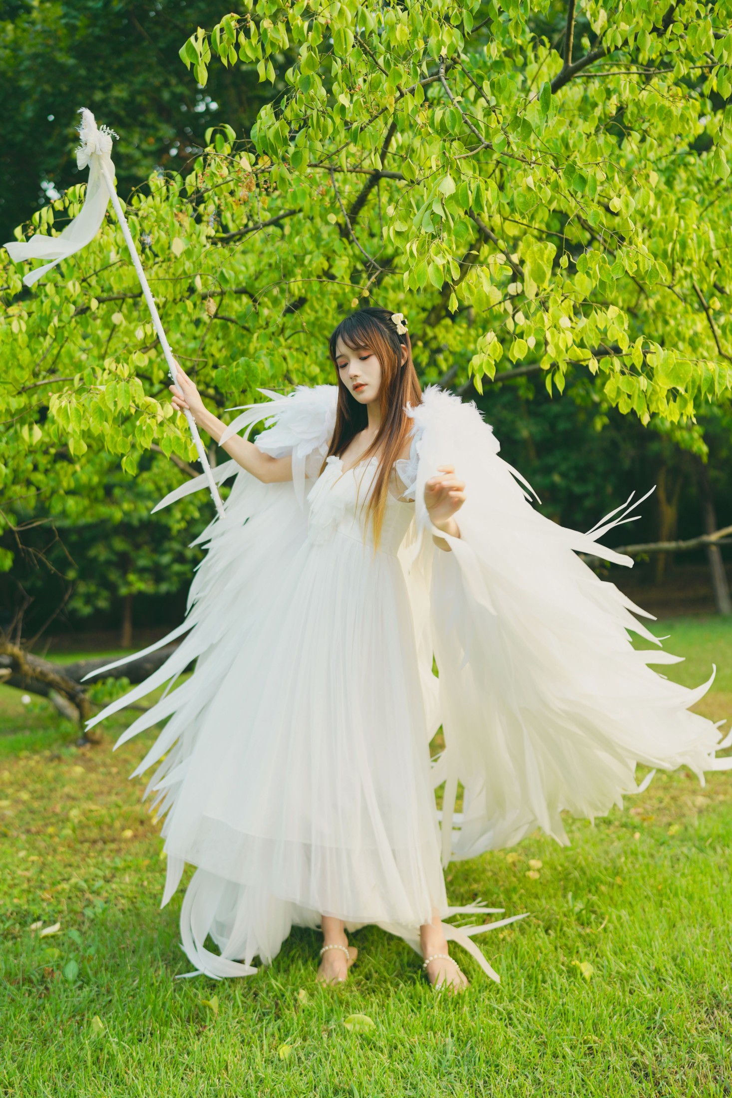 图片[5]-兔子Zzz不吃胡萝卜 – 《林中天使》[38P]-COS写真在线网