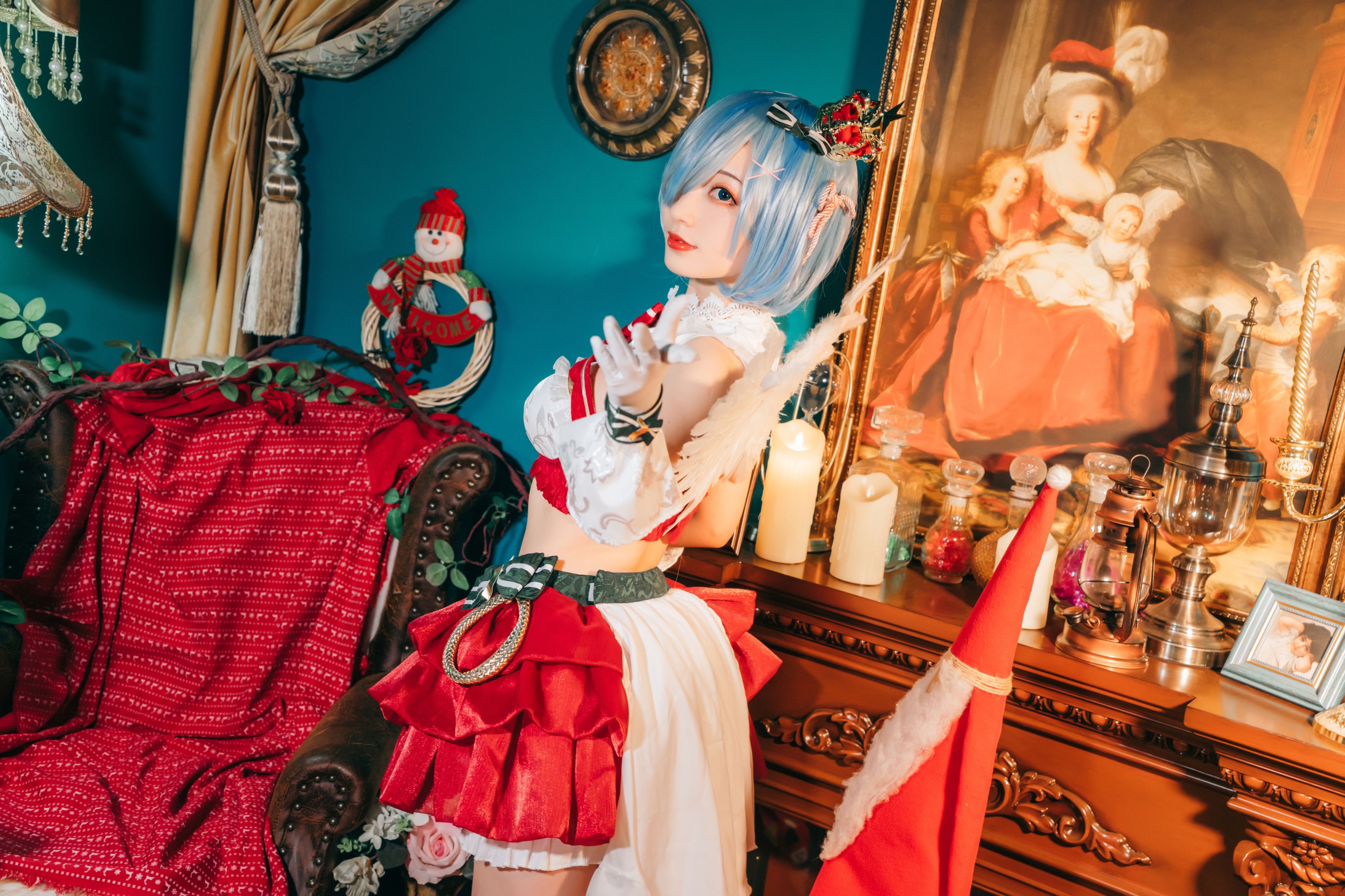 图片[4]-桃墨公子x – 《蕾姆的圣诞》[22P]-COS写真在线网