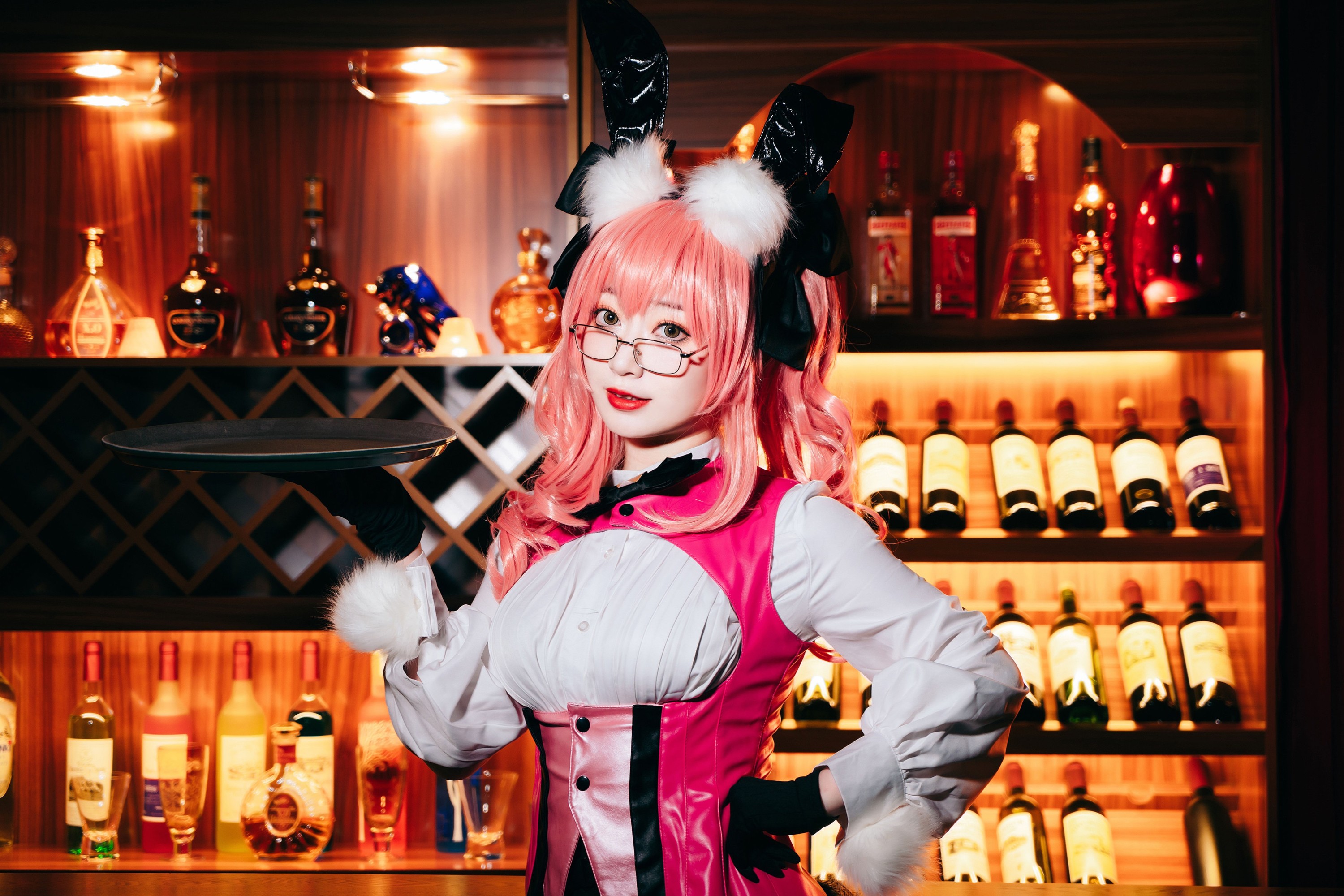 图片[5]-桃墨公子x – 《玉藻前兔女郎》[24P]-COS写真在线网