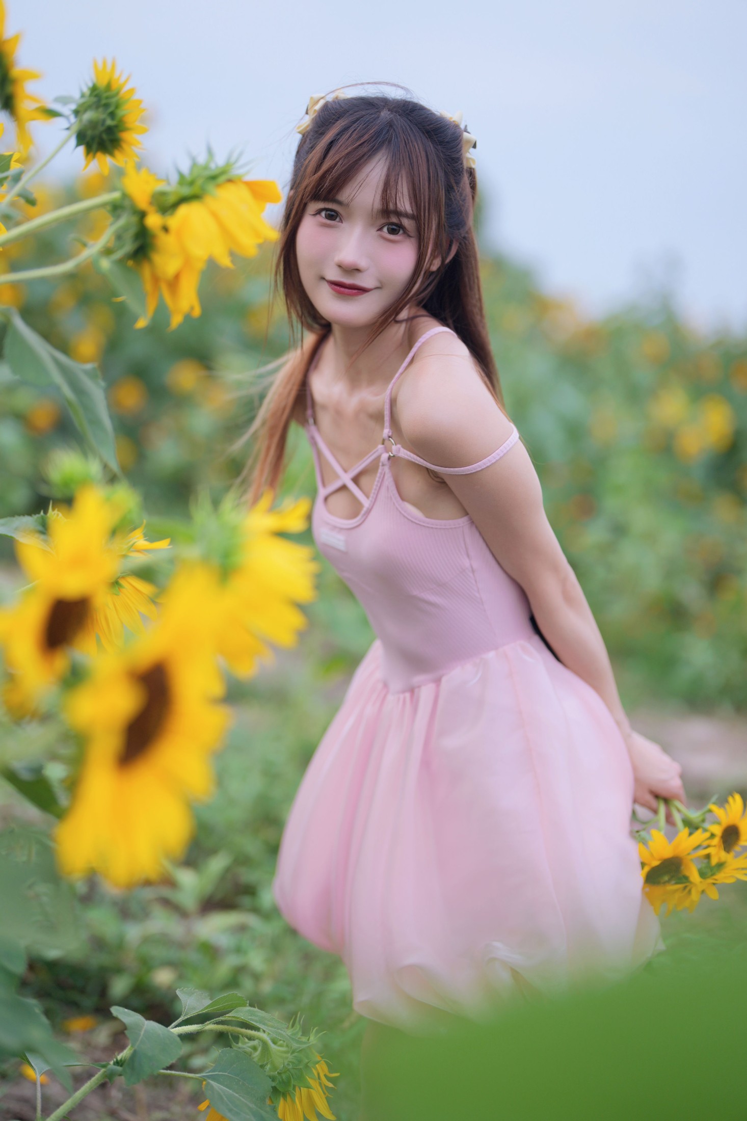 图片[3]-兔子Zzz不吃胡萝卜 – 《蓝调向日葵少女》[29P]-COS写真在线网