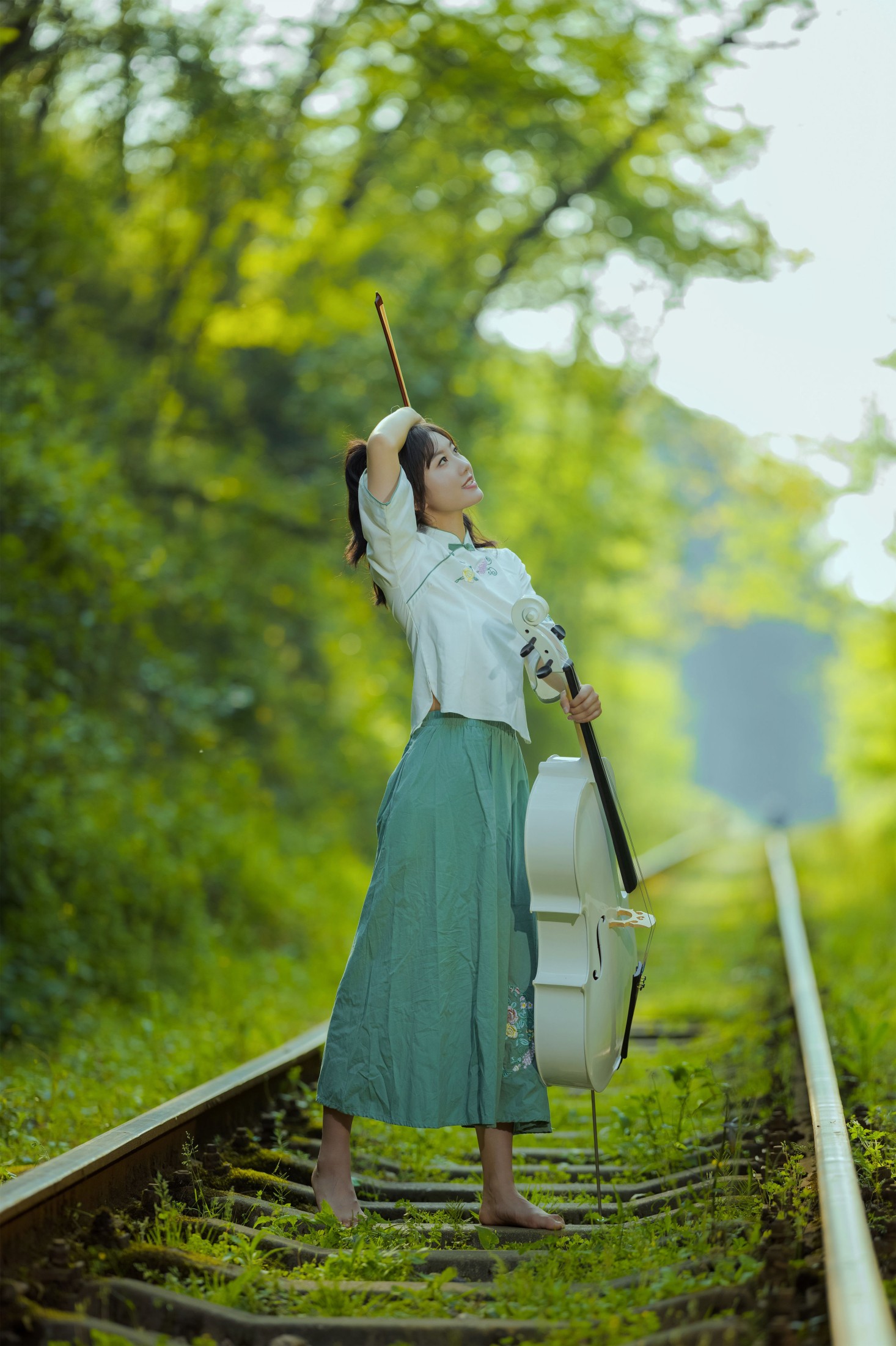 图片[4]-莎莎 – 《铁路人像》[22P]-COS写真在线网