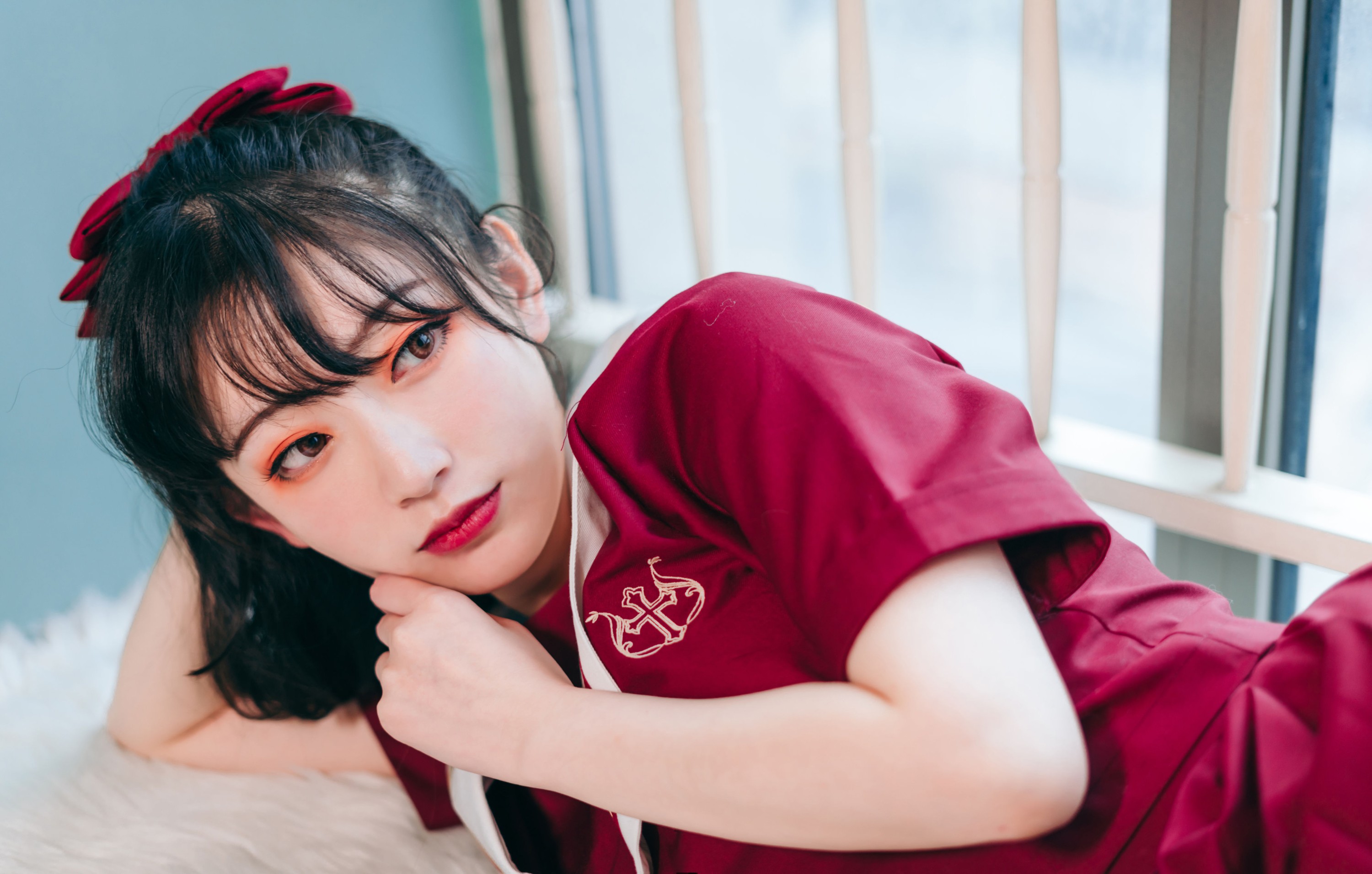 图片[6]-桃墨公子x – 《红色JK》[23P]-COS写真在线网