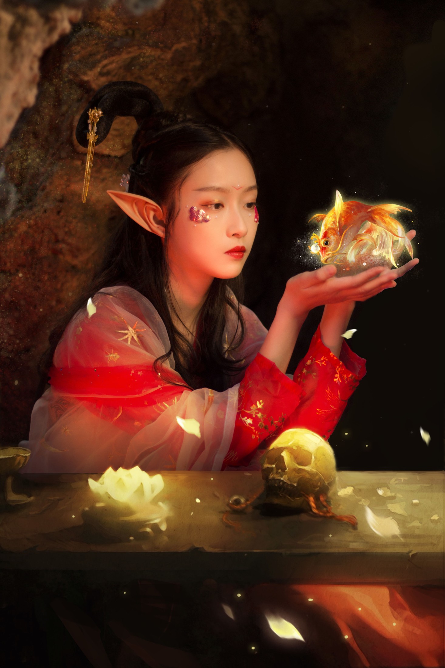 图片[6]-小鱼 – 《洞穴里的鲤鱼精》[20P]-COS写真在线网