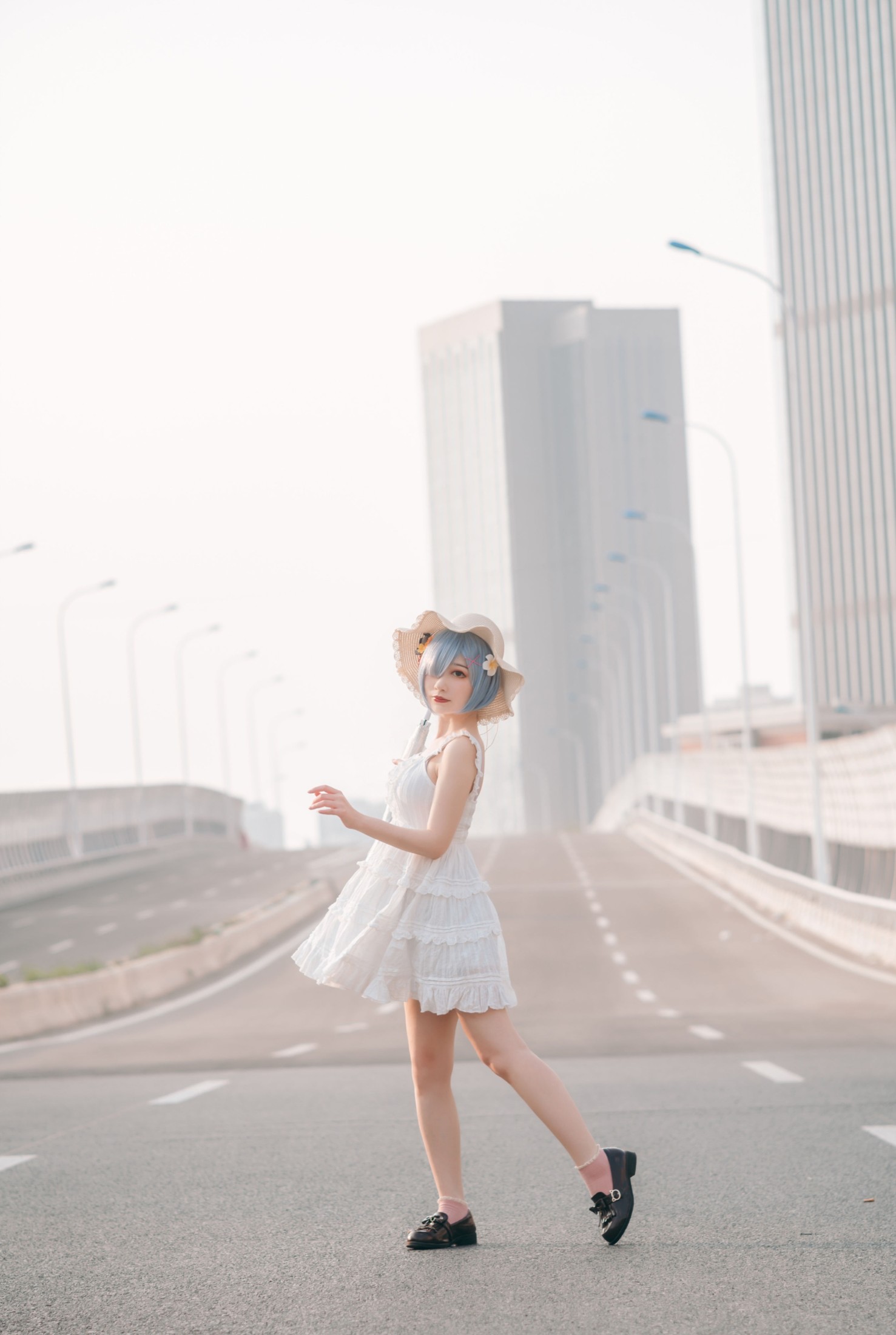 图片[4]-桃墨公子x – 《跨过大桥来到河边》[36P]-COS写真在线网