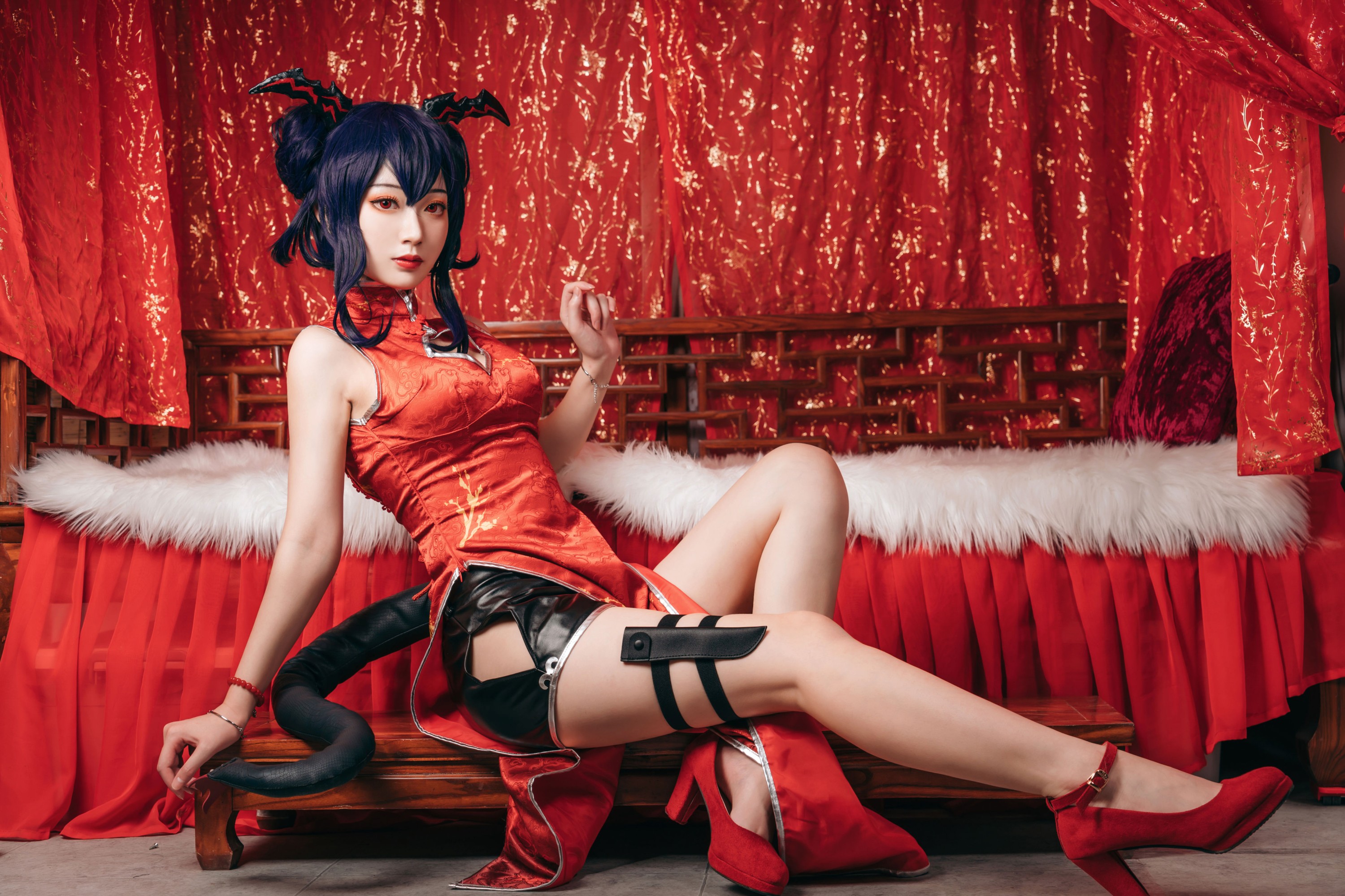 图片[3]-桃墨公子x – 《陈sir旗袍》[25P]-COS写真在线网