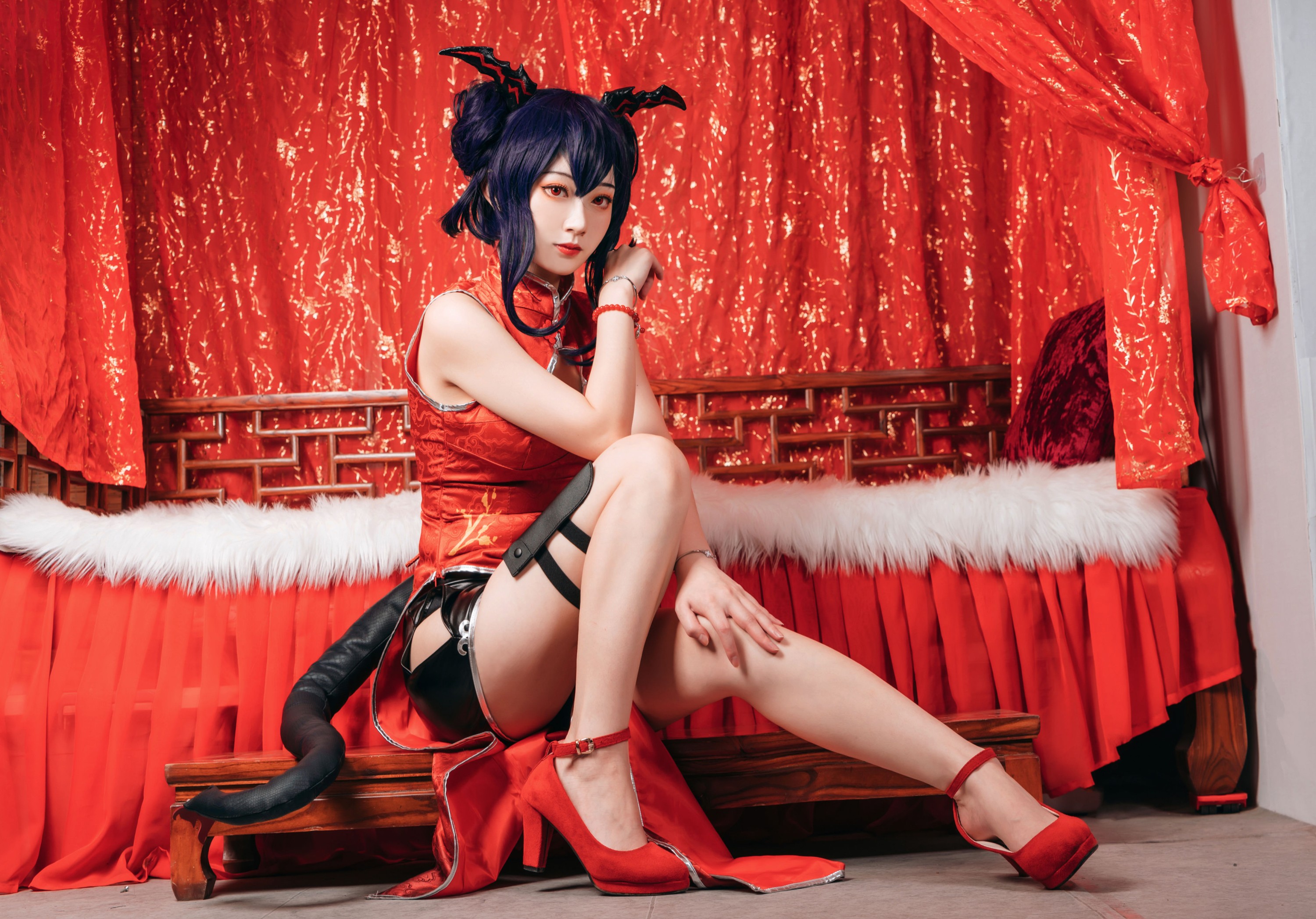 图片[4]-桃墨公子x – 《陈sir旗袍》[25P]-COS写真在线网