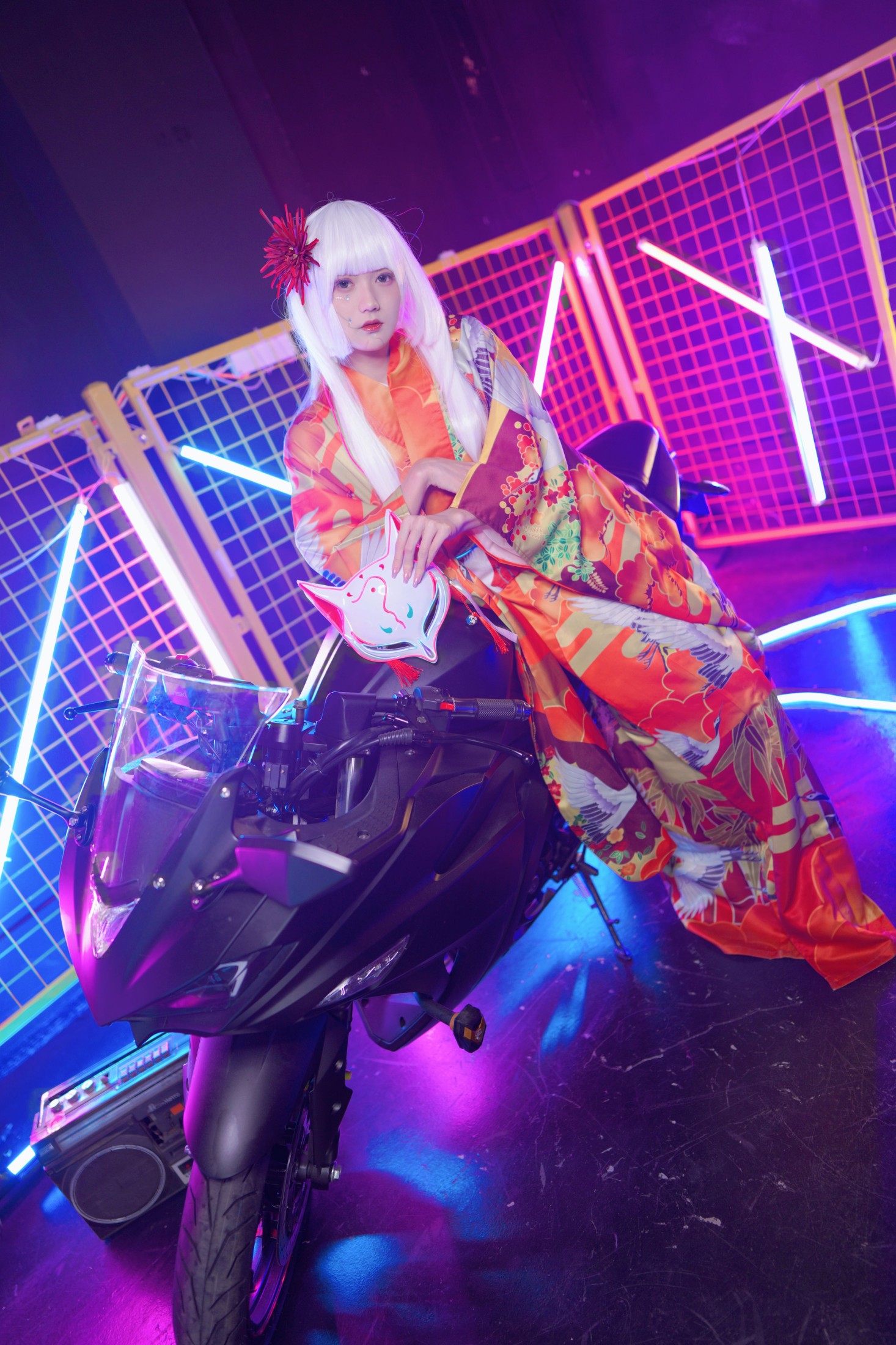 图片[4]-兔子Zzz不吃胡萝卜 – 《赛博电子姬》[33P]-COS写真在线网