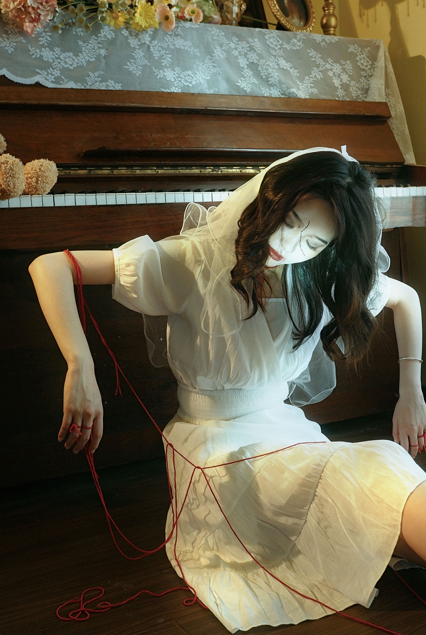 图片[6]-鹿半仙儿_ – 《新娘》[23P]-COS写真在线网